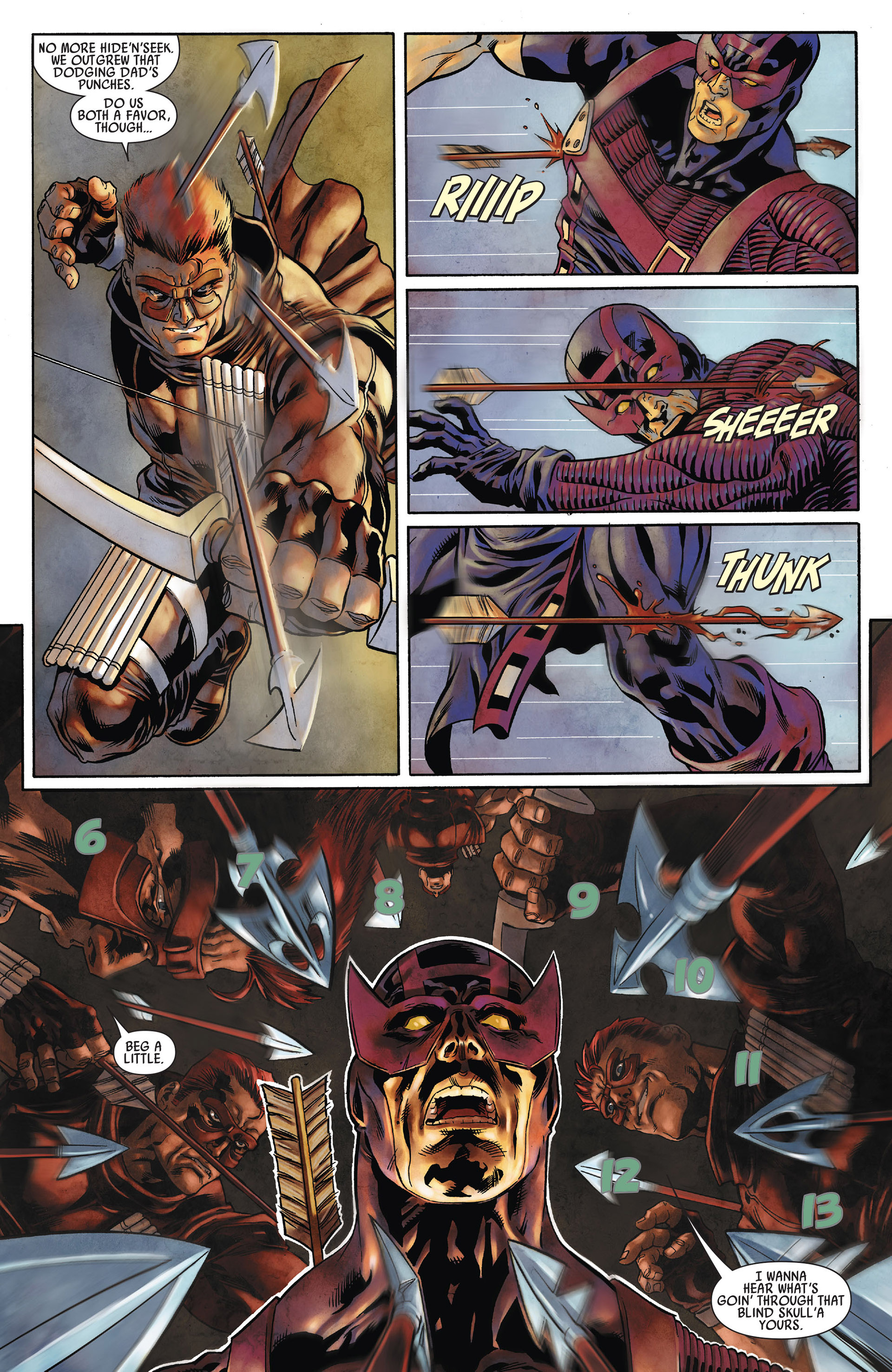 Read online Hawkeye: Blindspot comic -  Issue #4 - 9