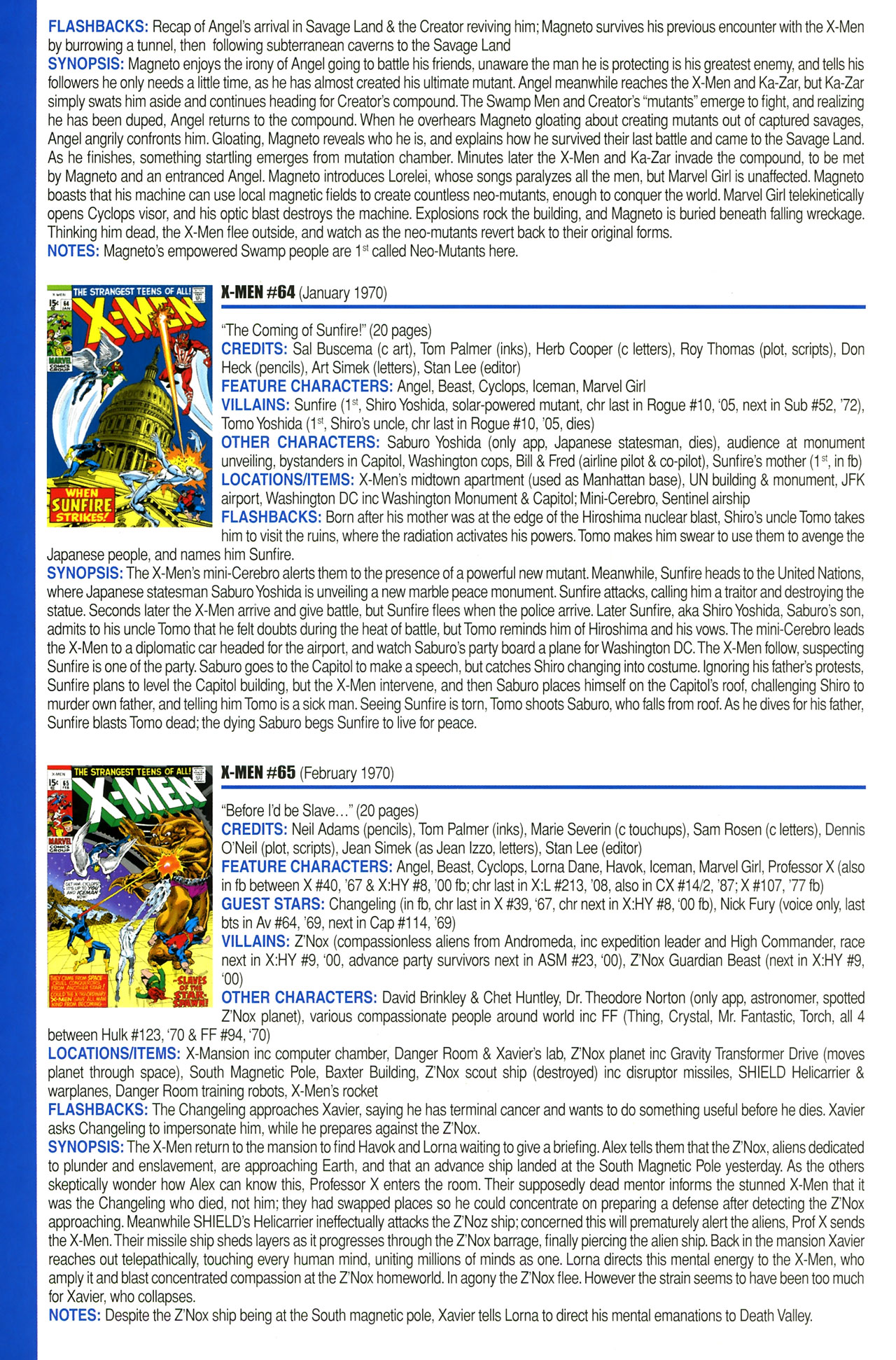 Read online Official Index to the Marvel Universe comic -  Issue #2 - 52