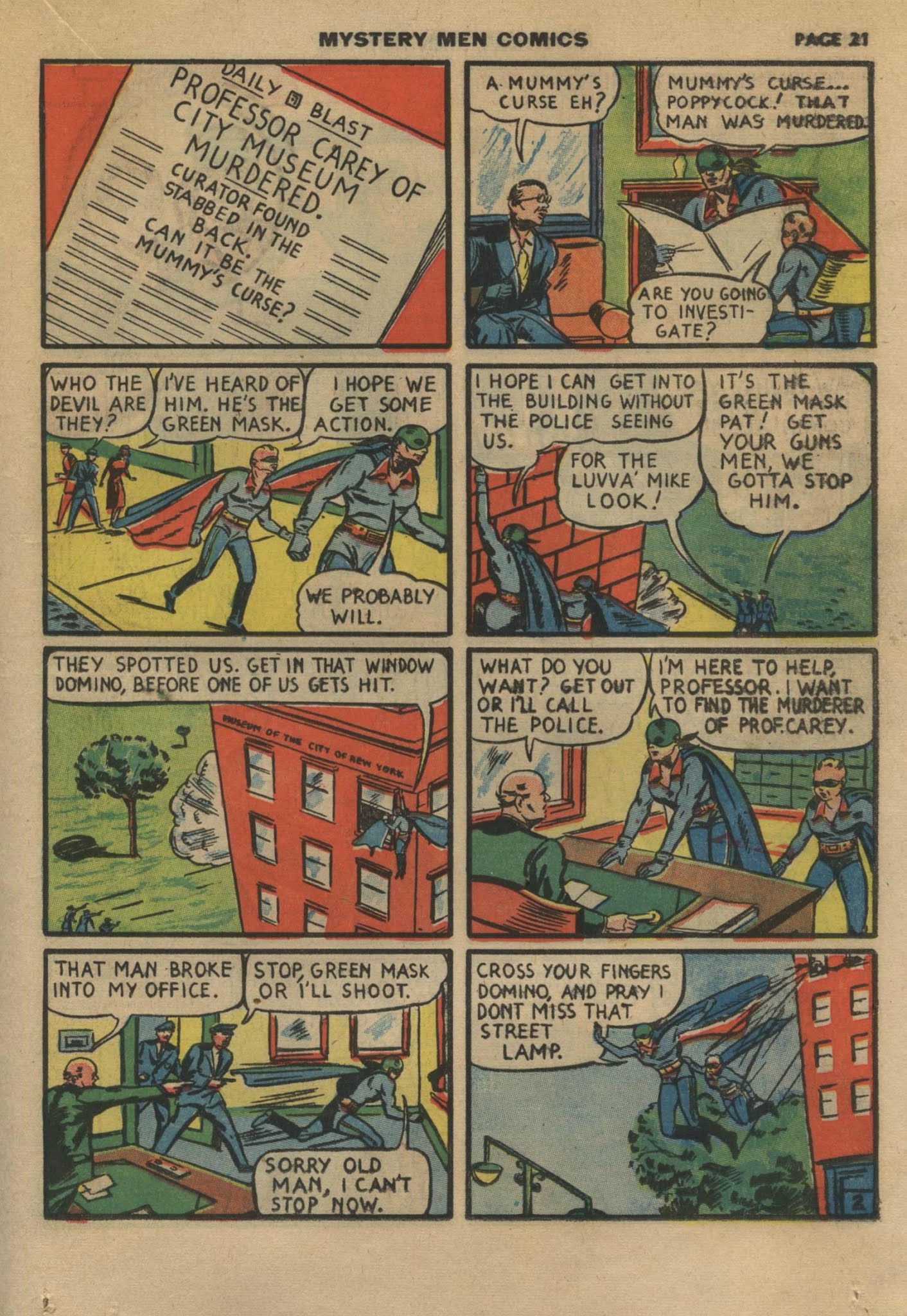 Read online Mystery Men Comics comic -  Issue #15 - 23