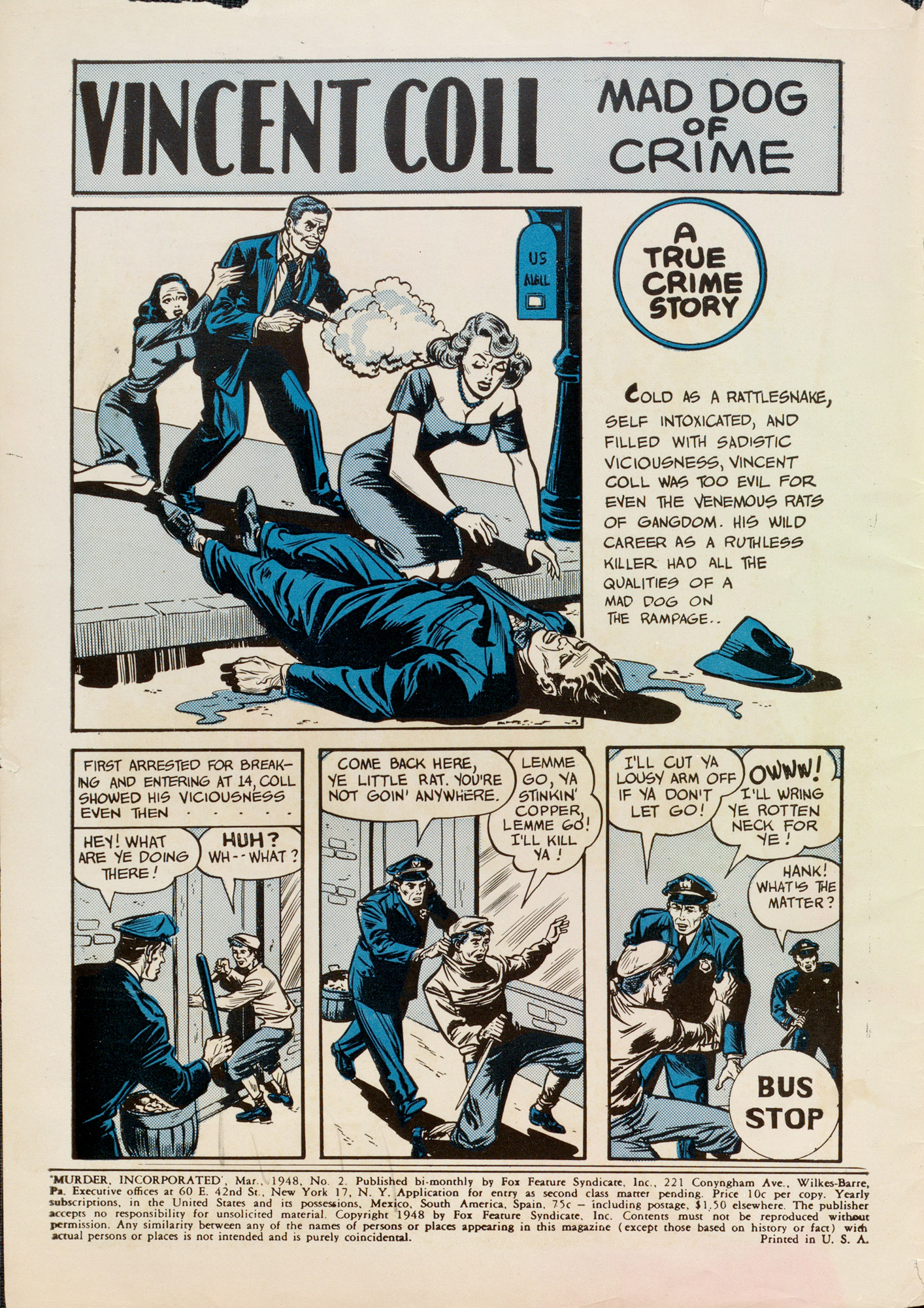 Read online Murder Incorporated (1948) comic -  Issue #2 - 2