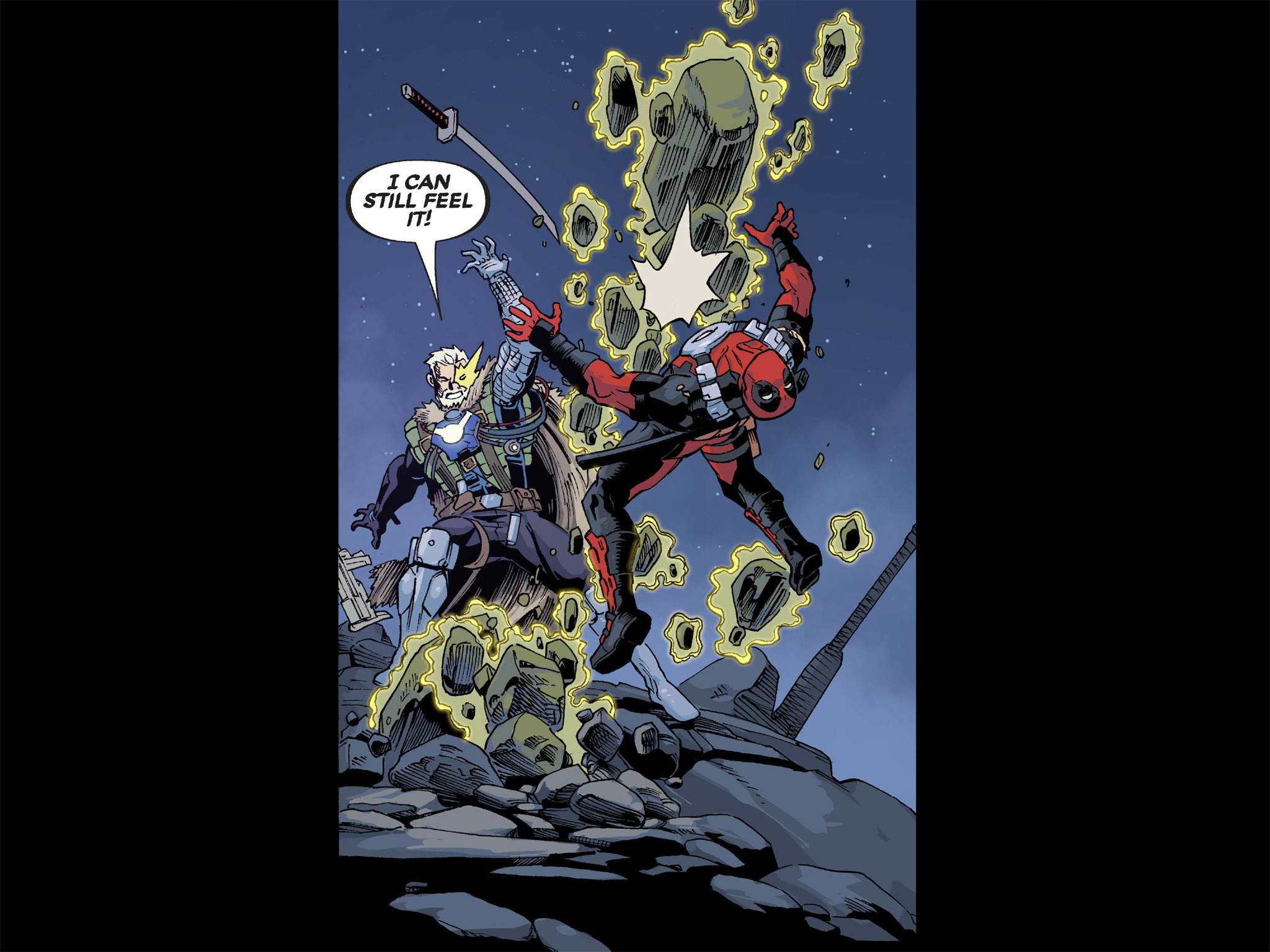 Read online Deadpool & Cable: Split Second Infinite Comic comic -  Issue #6 - 37