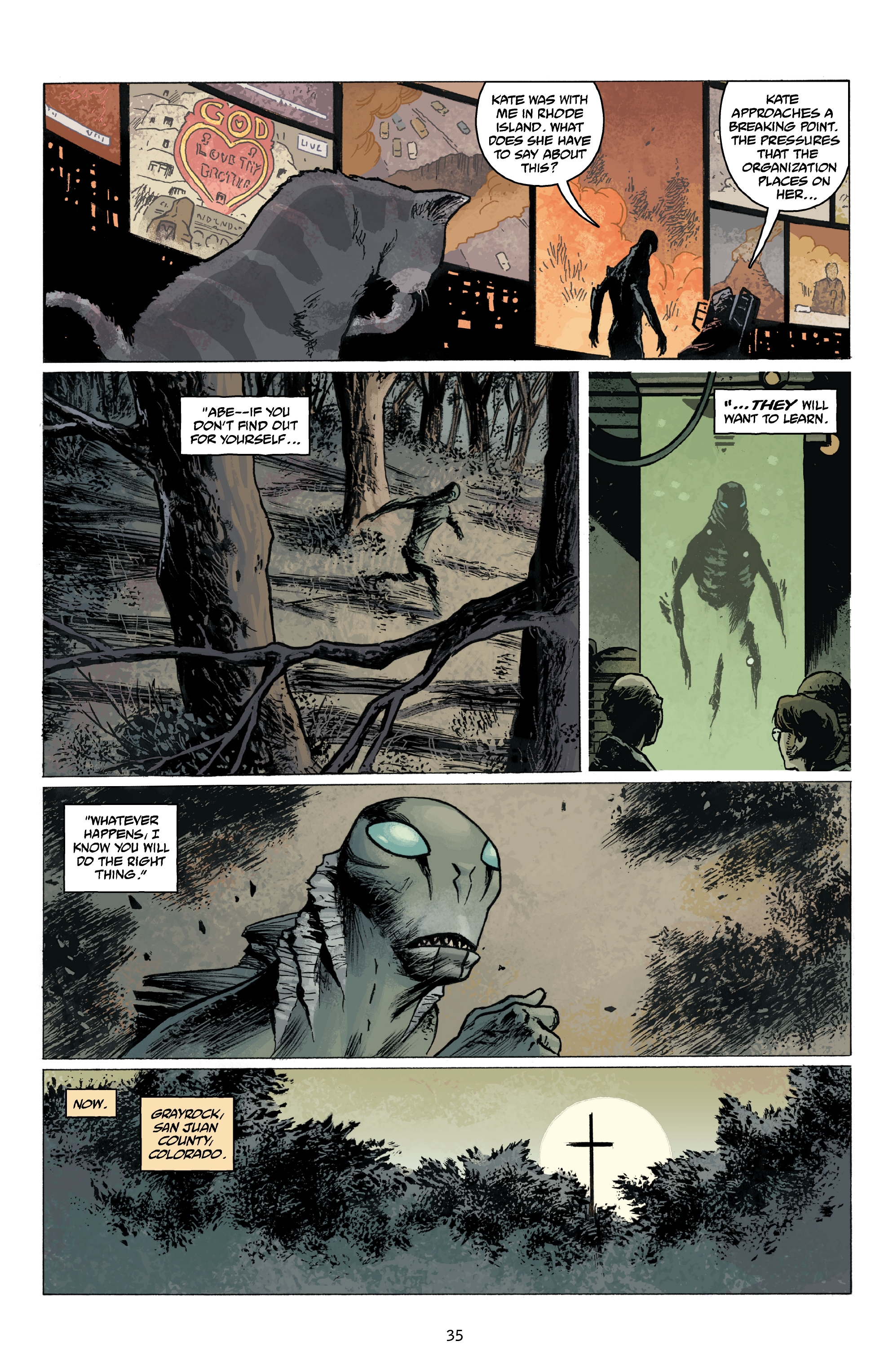 Read online Abe Sapien comic -  Issue # _TPB Dark and Terrible 1 (Part 1) - 36