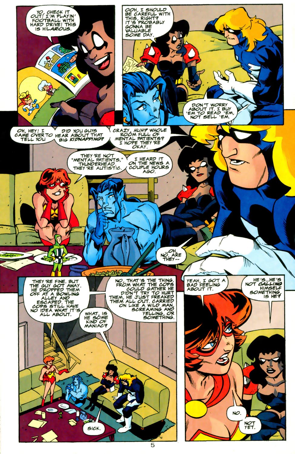 Read online Young Heroes in Love comic -  Issue #14 - 7