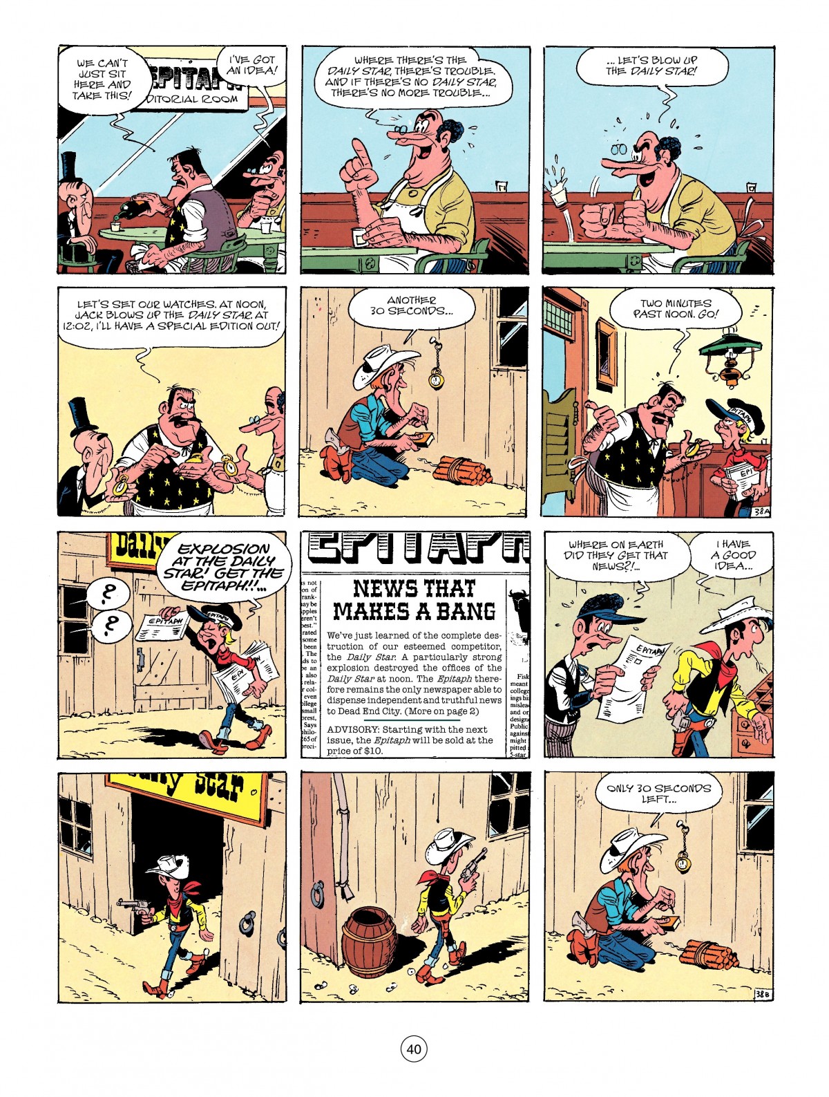 Read online A Lucky Luke Adventure comic -  Issue #41 - 40