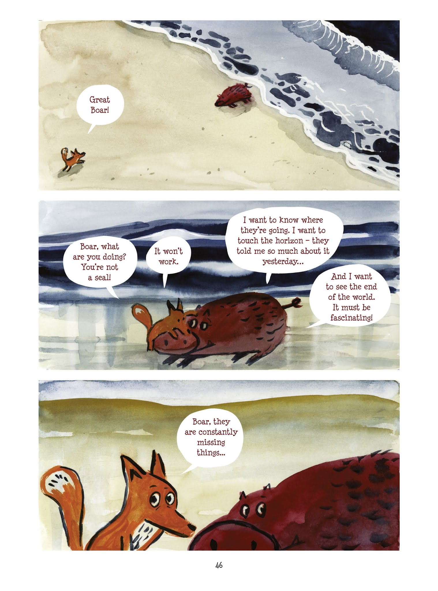 Read online Tiny Fox and Great Boar comic -  Issue #2 - 46