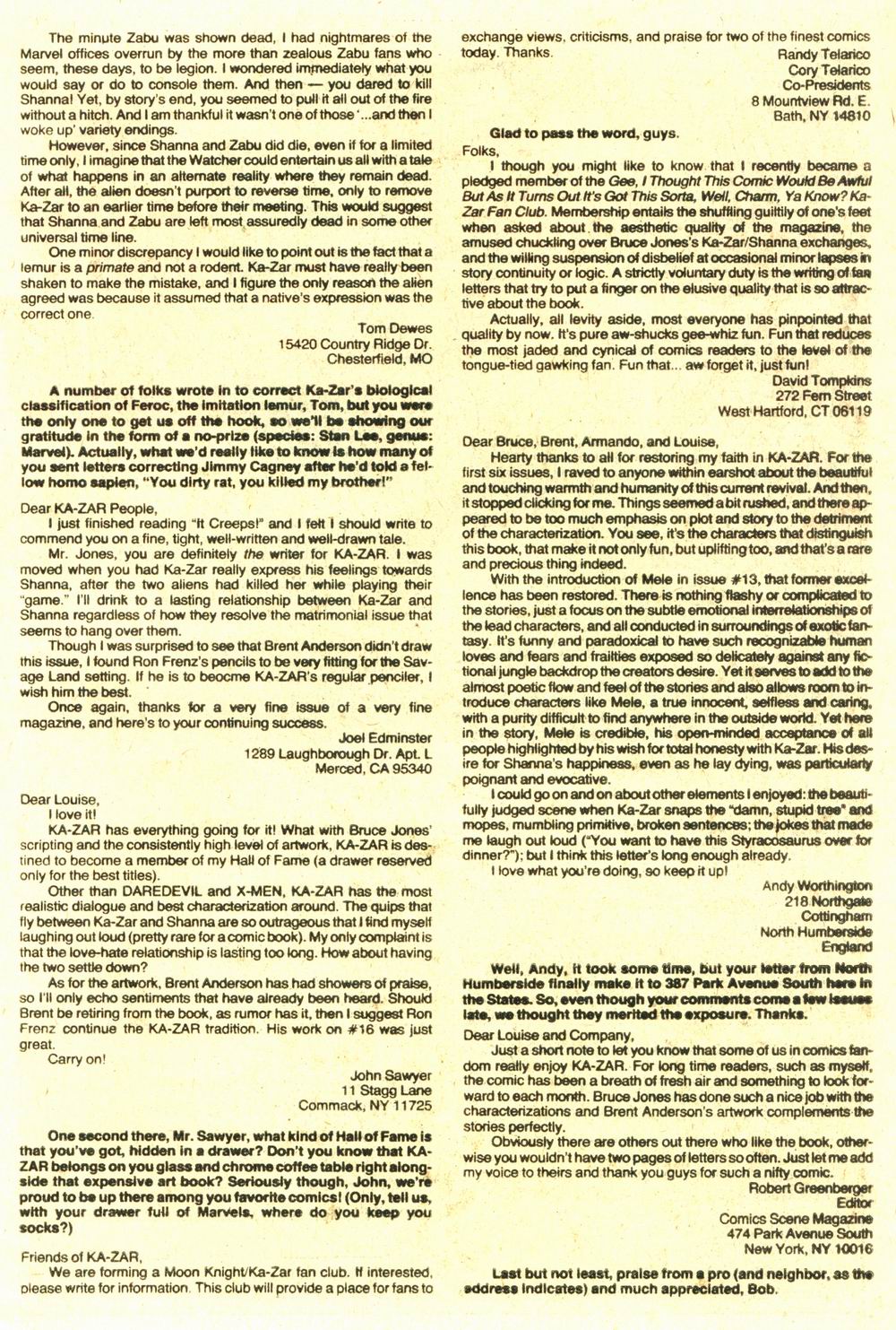 Read online Ka-Zar the Savage comic -  Issue #21 - 27