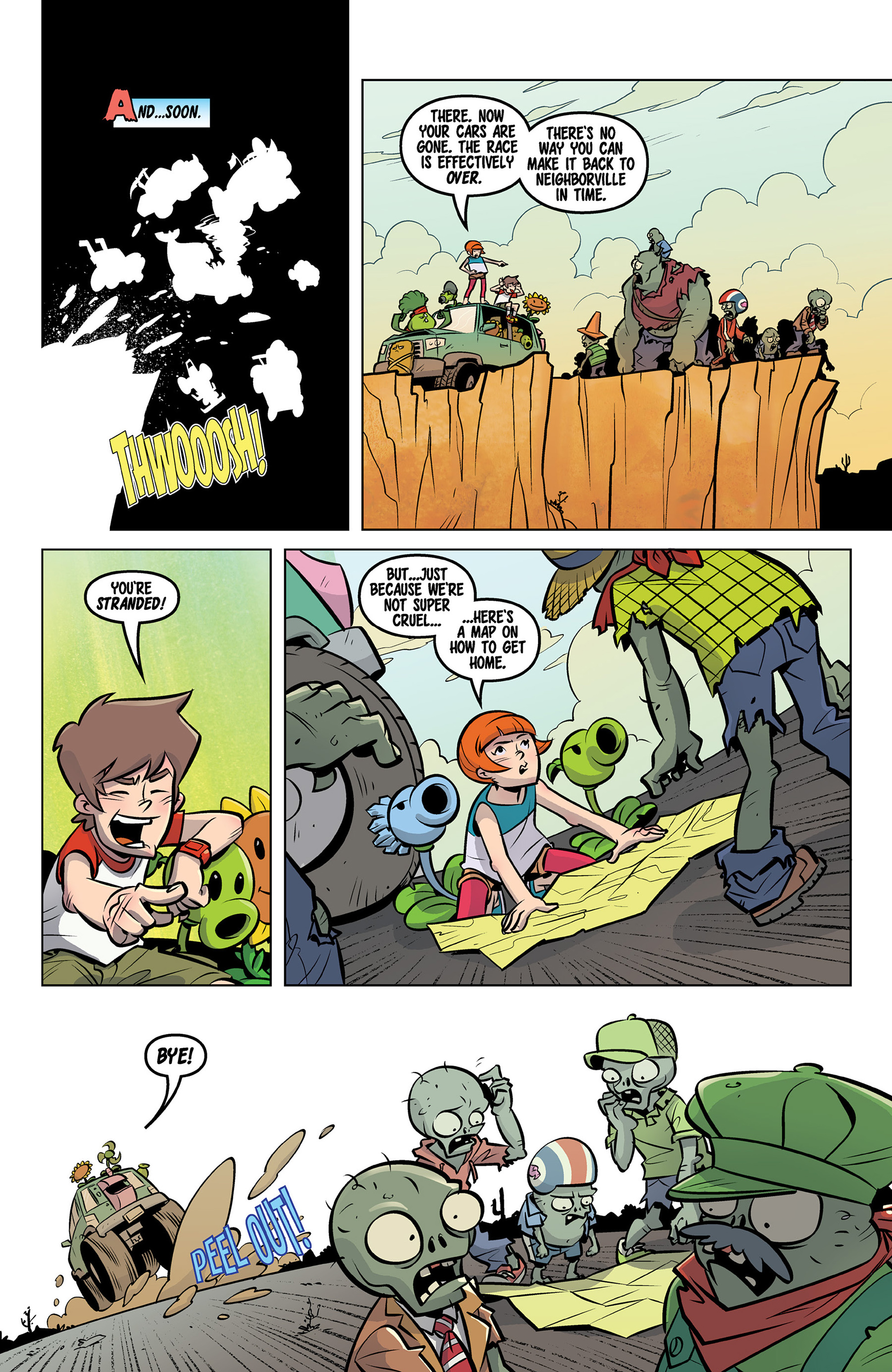 Read online Plants vs. Zombies: Petal to the Metal comic -  Issue #8 - 19