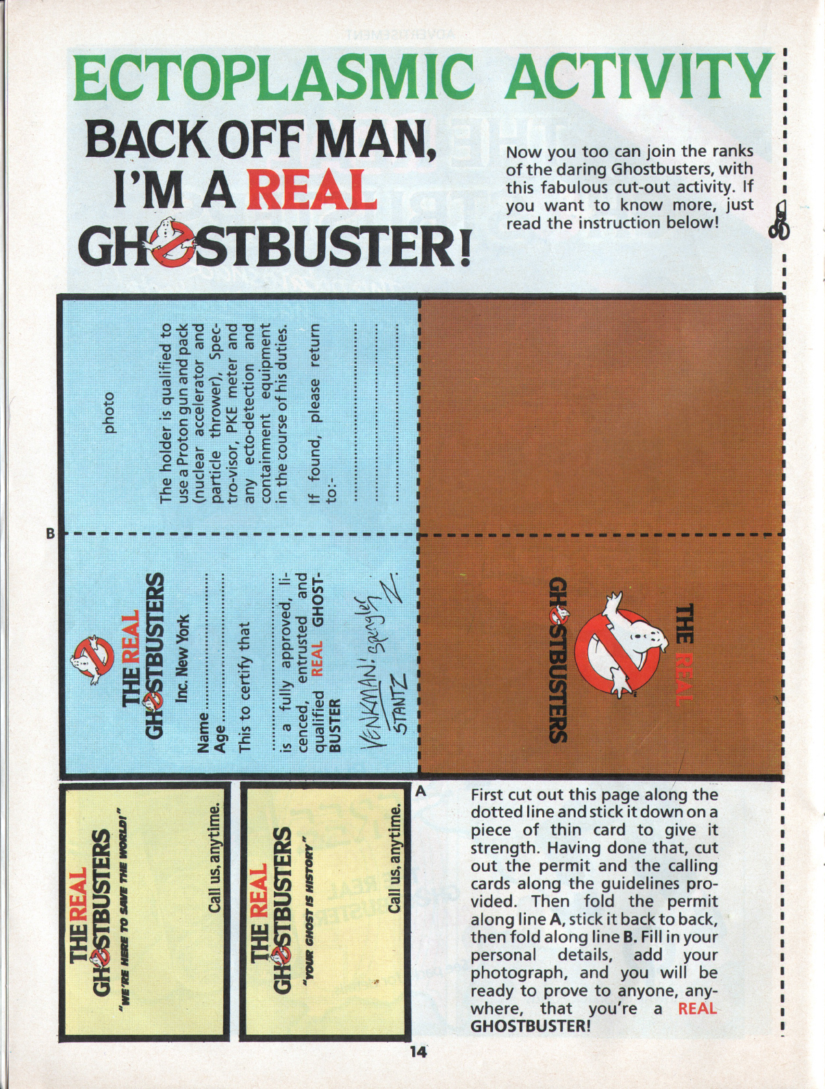 Read online The Real Ghostbusters comic -  Issue #1 - 14