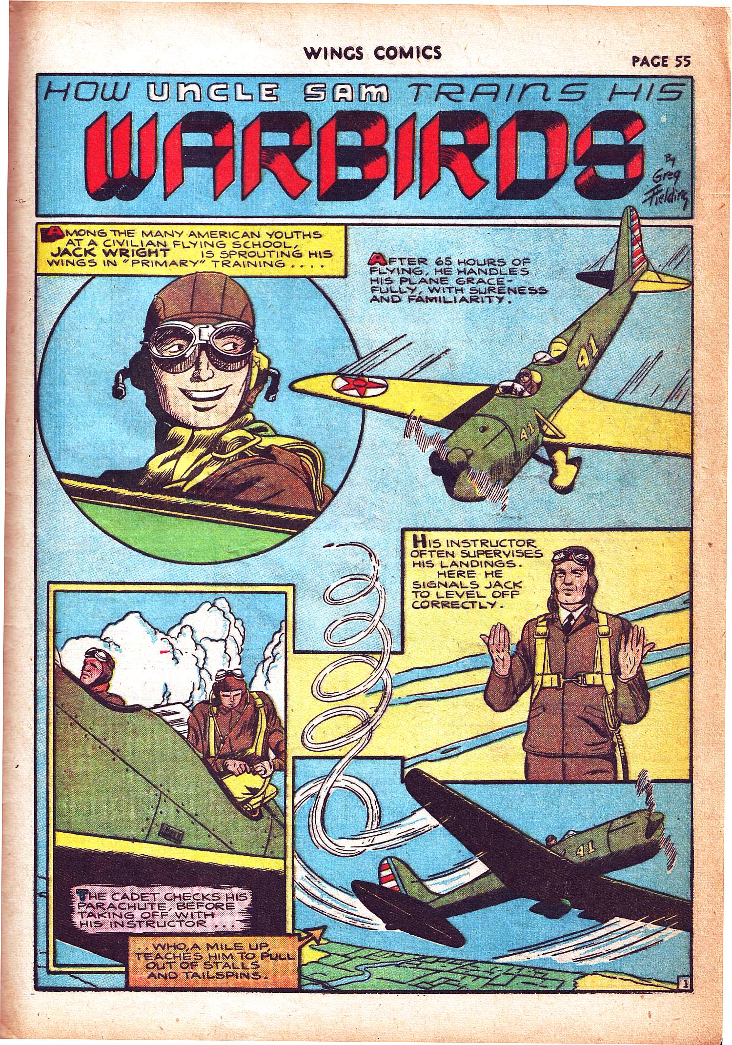Read online Wings Comics comic -  Issue #3 - 57
