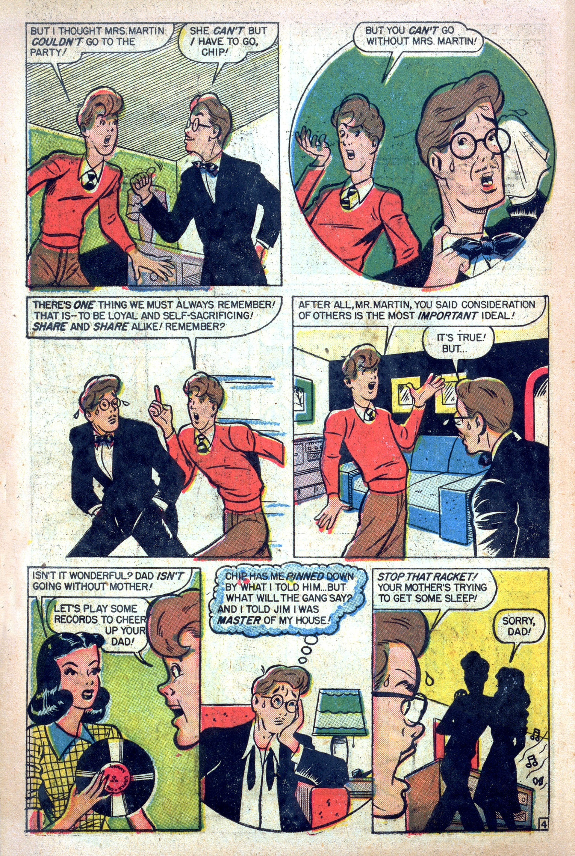 Read online Mitzi's Boy Friend comic -  Issue #6 - 30
