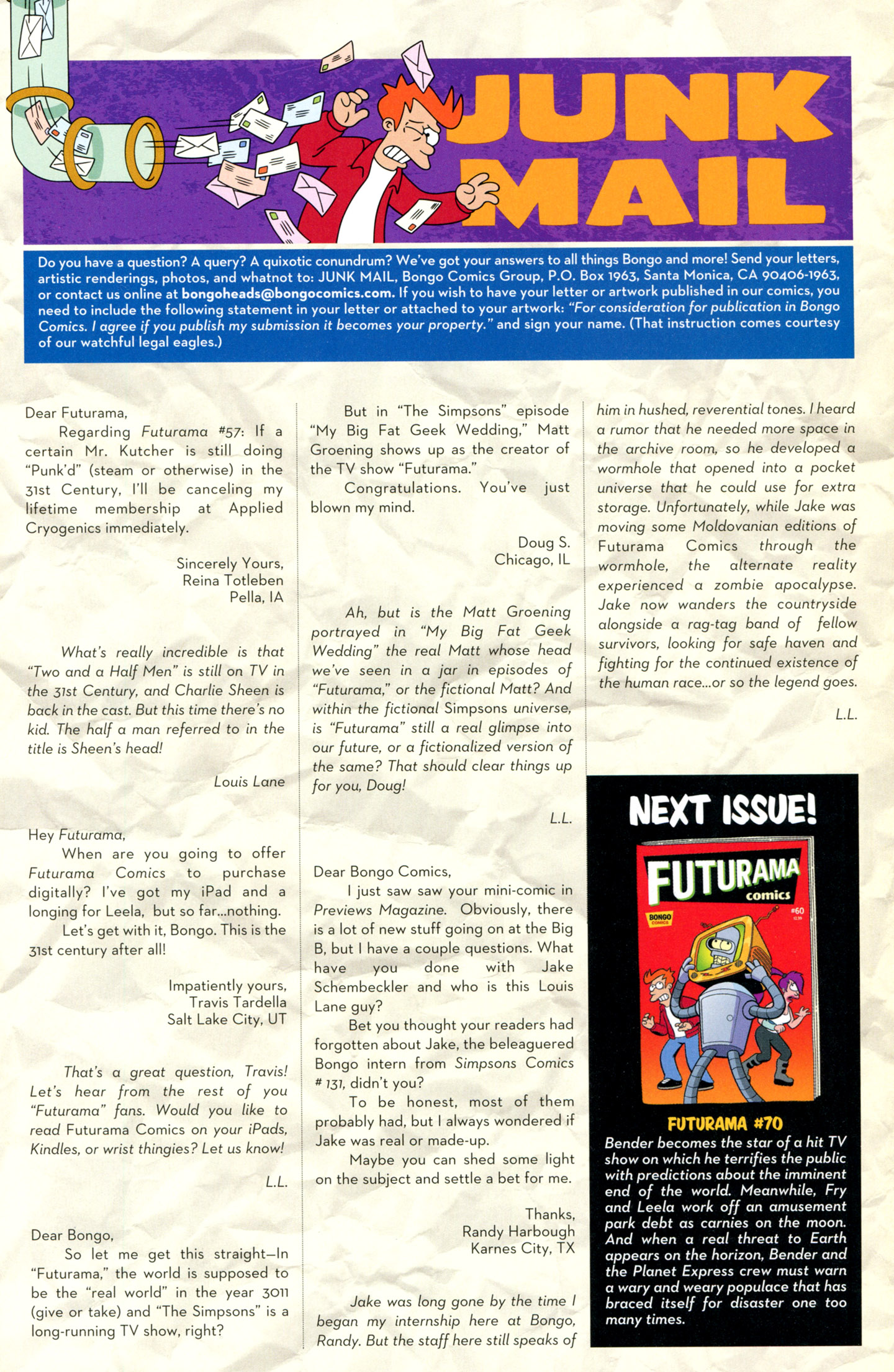Read online Futurama Comics comic -  Issue #59 - 25