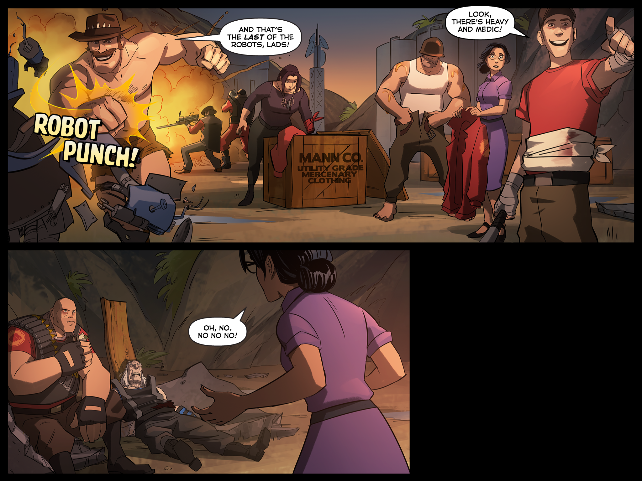 Read online Team Fortress 2 comic -  Issue #6 - 249