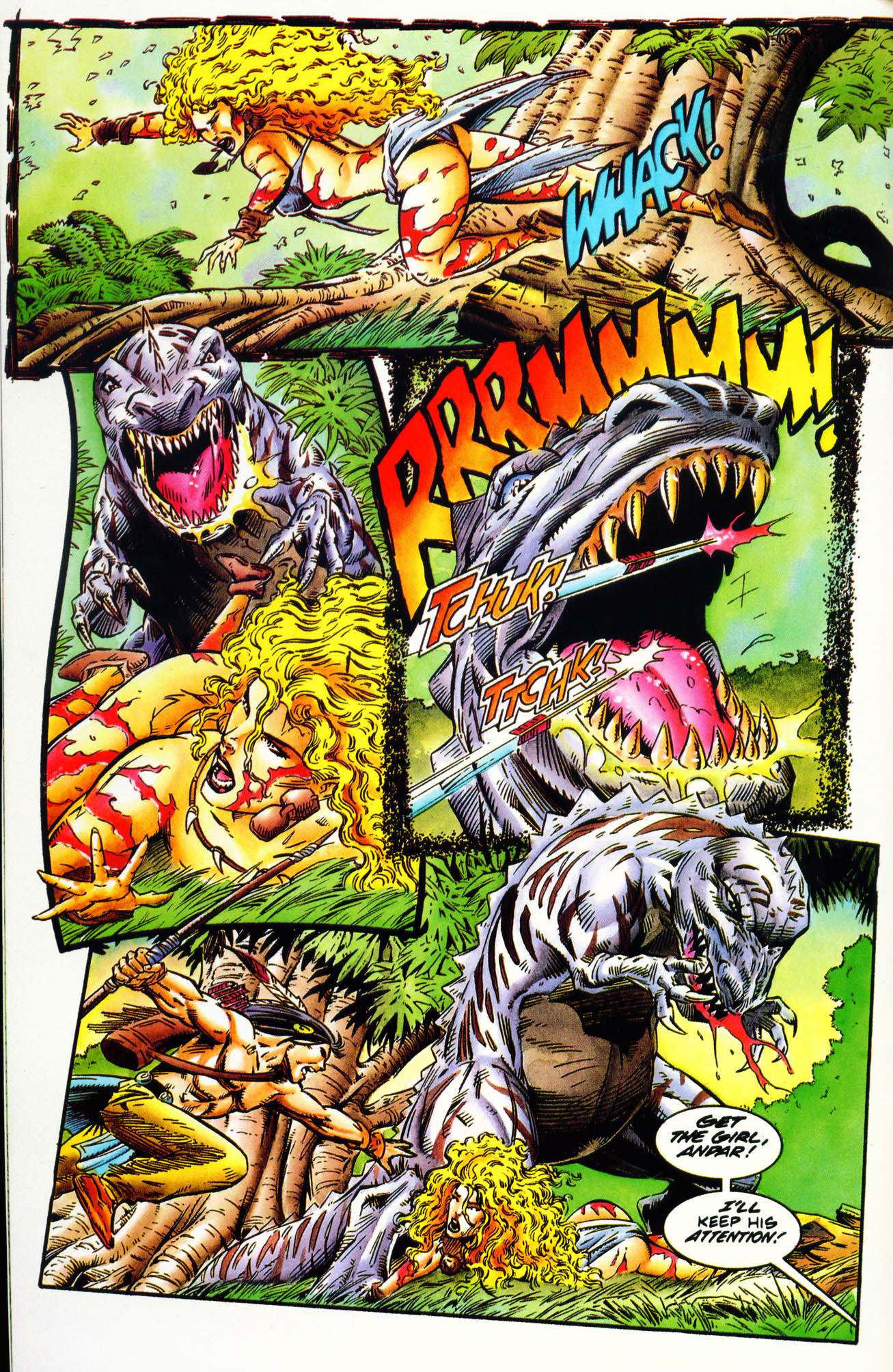 Read online Turok, Dinosaur Hunter (1993) comic -  Issue #34 - 7