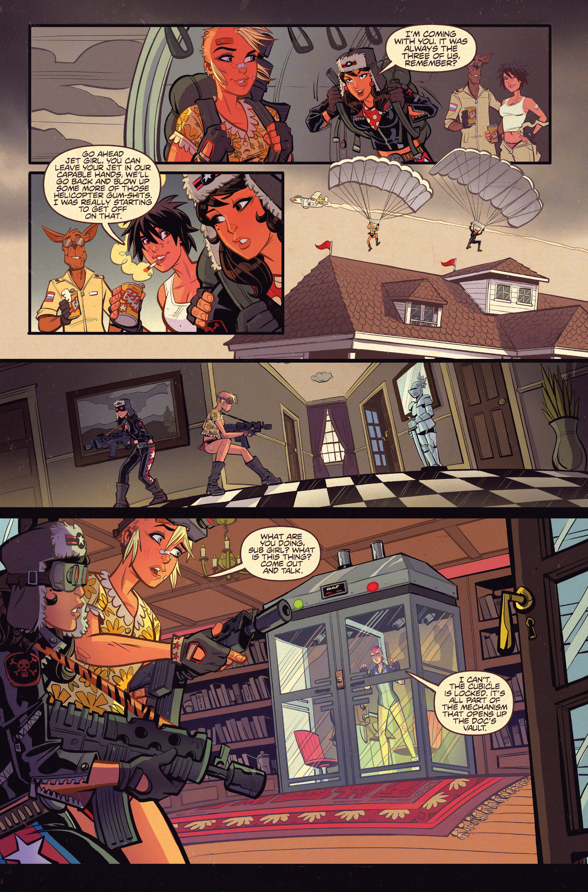 Read online Tank Girl: Two Girls, One Tank comic -  Issue #4 - 15