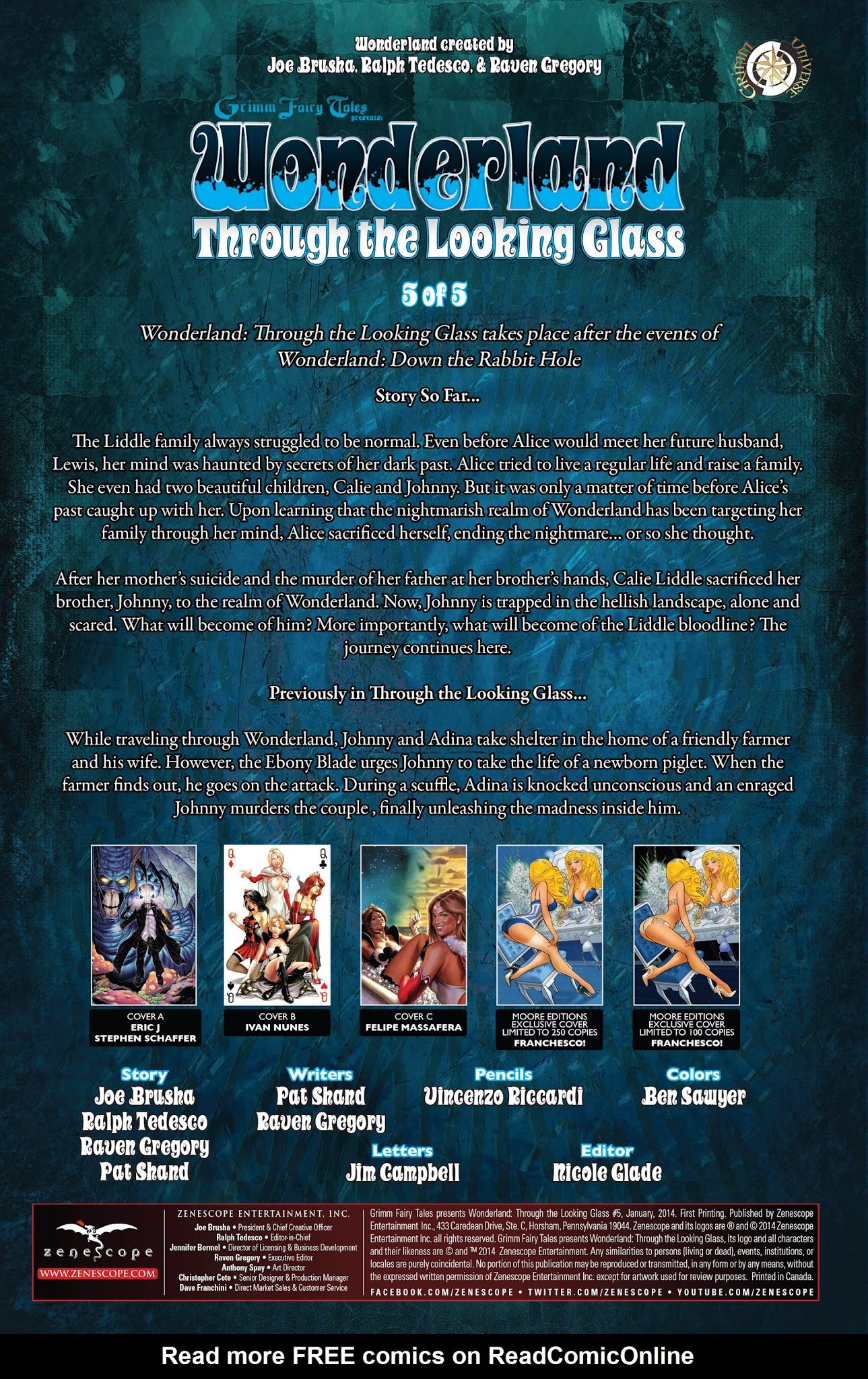 Read online Grimm Fairy Tales presents Wonderland: Through the Looking Glass comic -  Issue #5 - 3