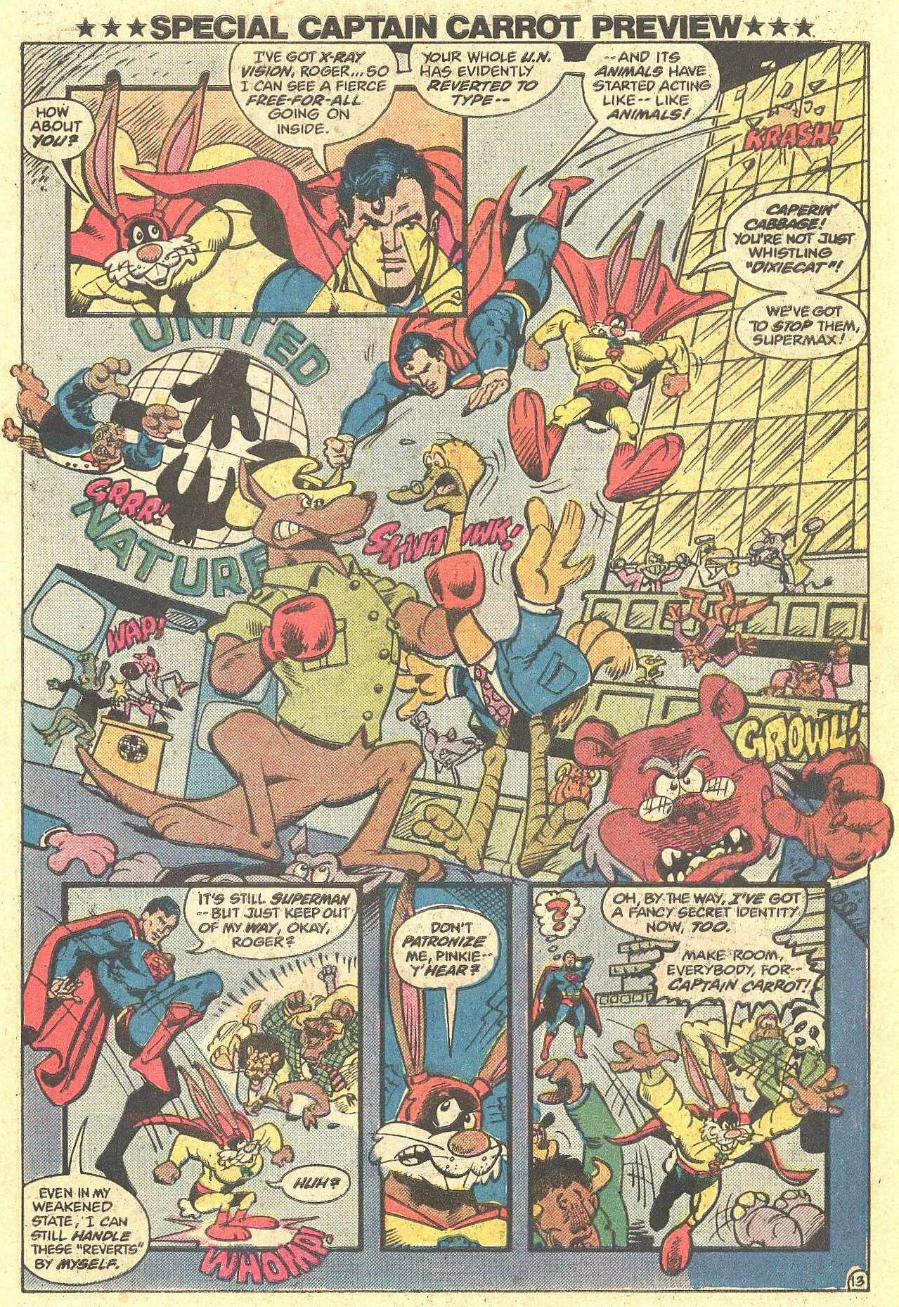 Read online Captain Carrot and His Amazing Zoo Crew! comic -  Issue #0 - 13