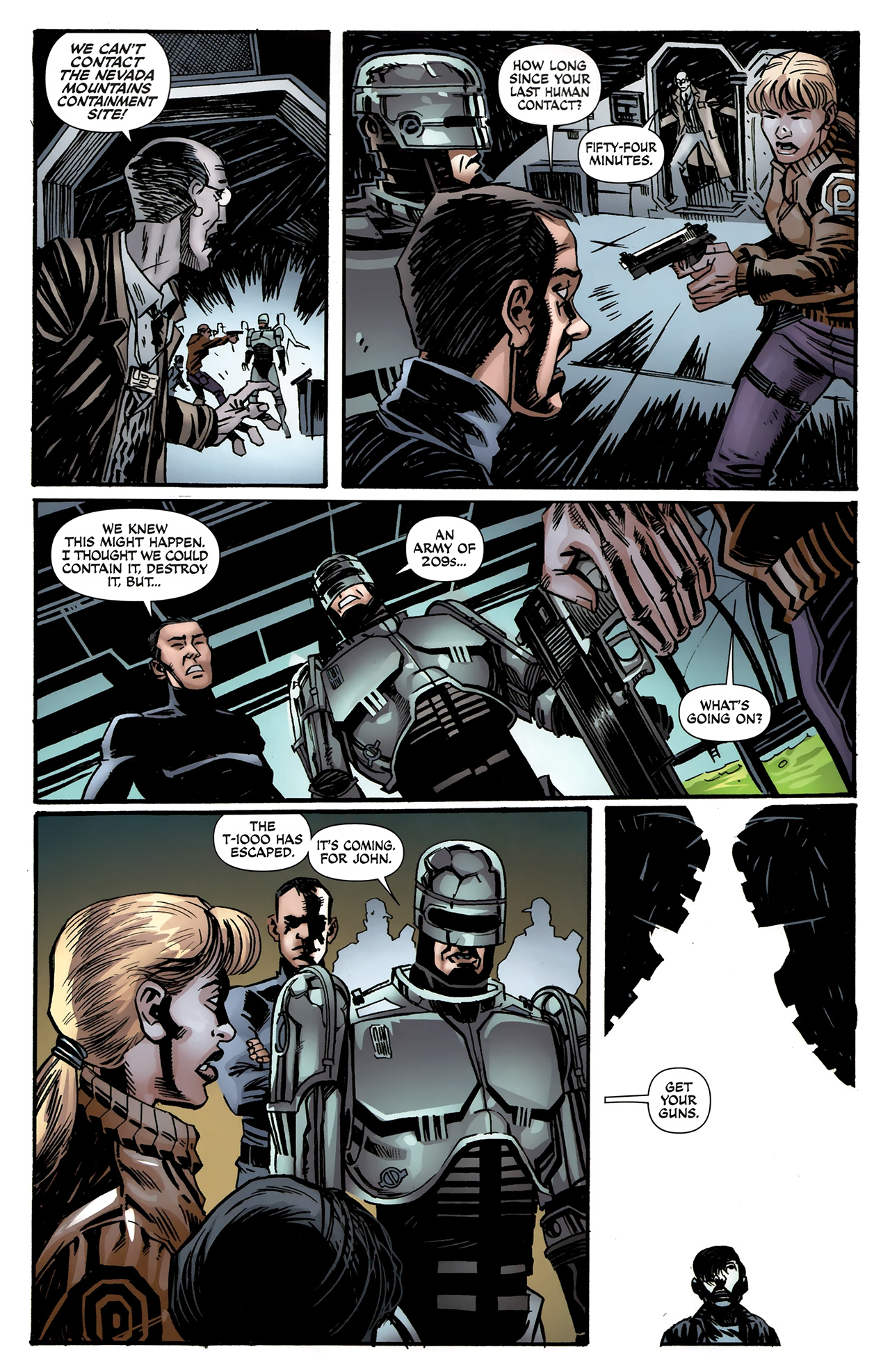 Read online Terminator/Robocop: Kill Human comic -  Issue #4 - 9