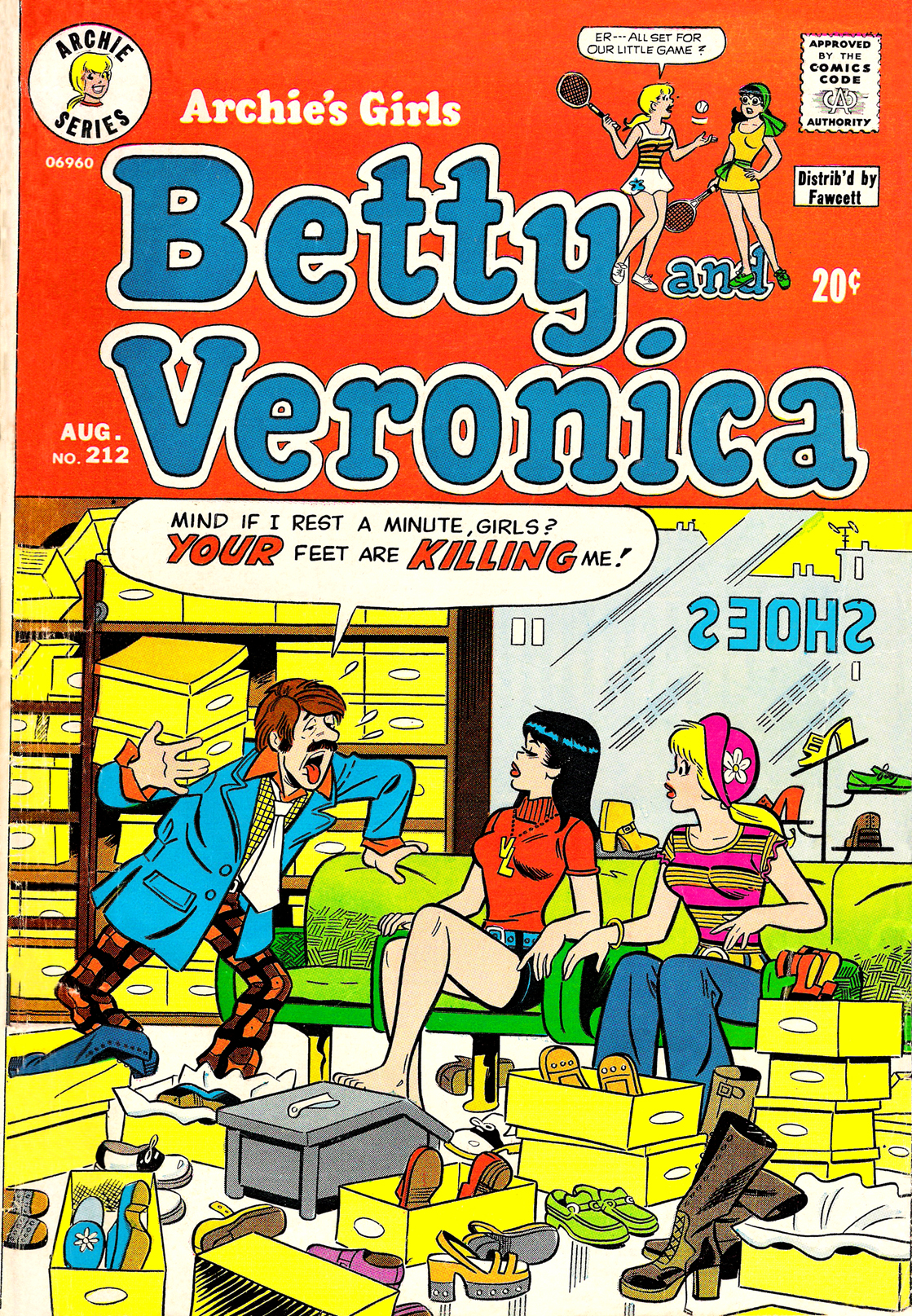 Read online Archie's Girls Betty and Veronica comic -  Issue #212 - 1