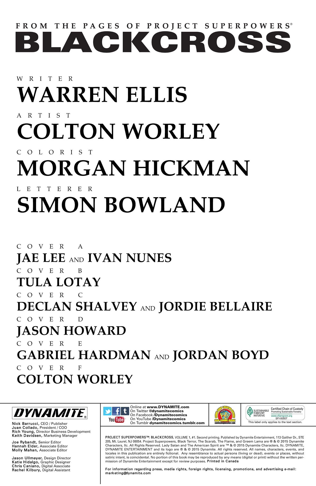 Read online Project Superpowers: BlackCross comic -  Issue #1 - 4