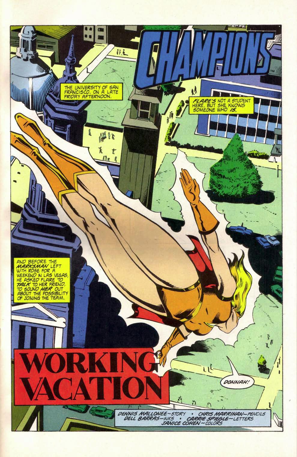 Read online Champions (1987) comic -  Issue #2 - 3