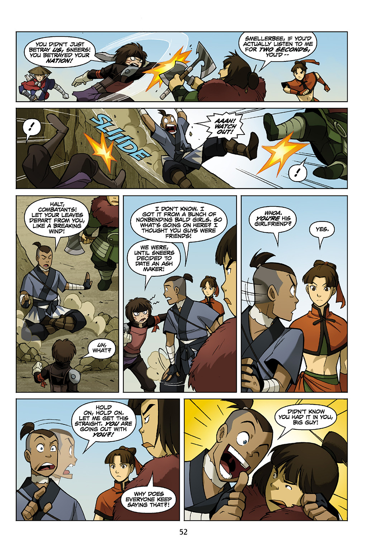 Read online Nickelodeon Avatar: The Last Airbender - The Promise comic -  Issue # Part 3 - 52