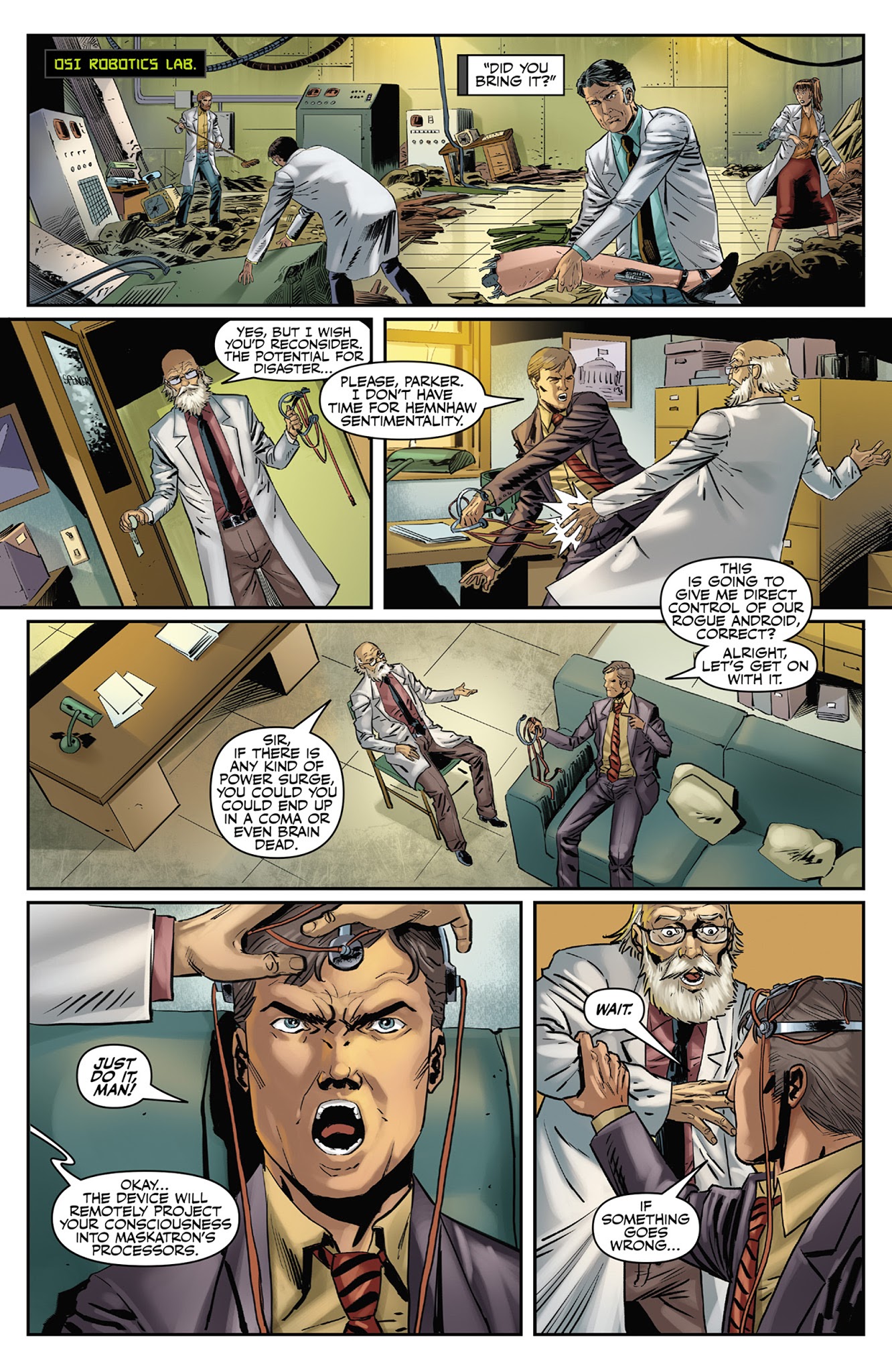 Read online The Six Million Dollar Man: Season Six comic -  Issue #6 - 7