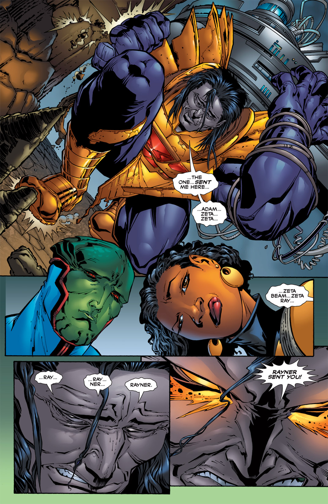 Read online Outsiders: Five of a Kind comic -  Issue # Issue Martian Manhunter-Thunder - 8