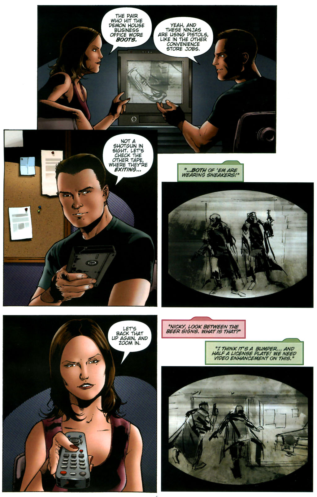 Read online CSI: Crime Scene Investigation: Demon House comic -  Issue #4 - 6