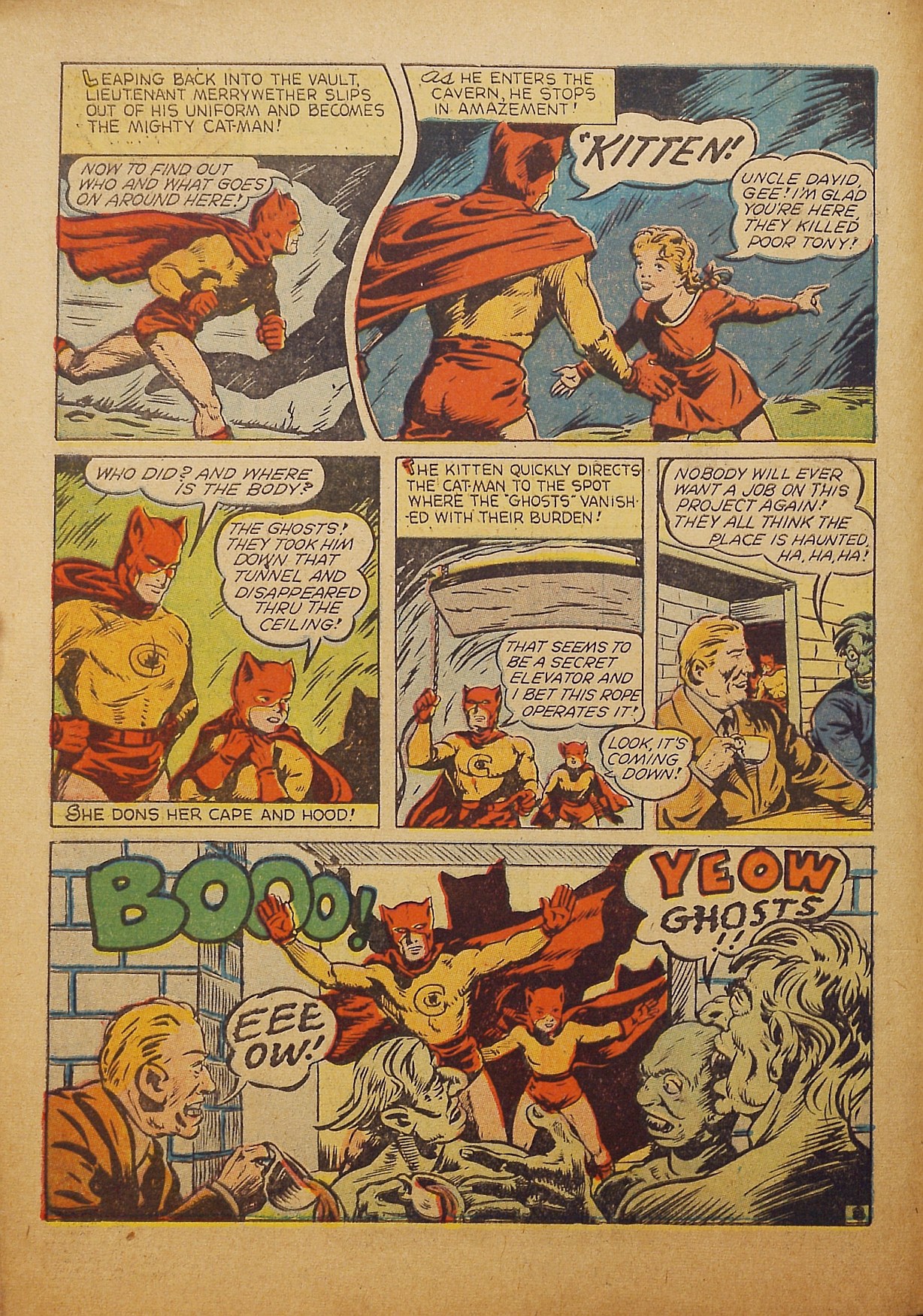 Read online Cat-Man Comics comic -  Issue #9 - 10