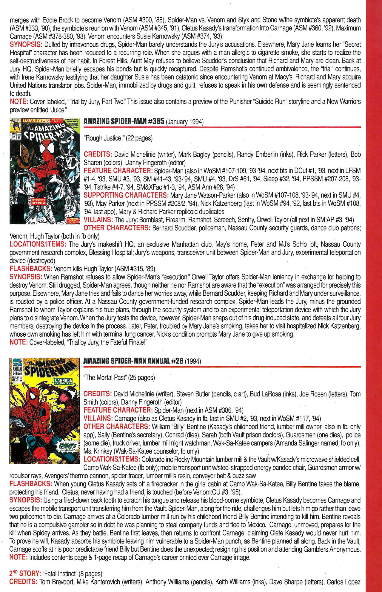 Read online Official Index to the Marvel Universe comic -  Issue #9 - 13