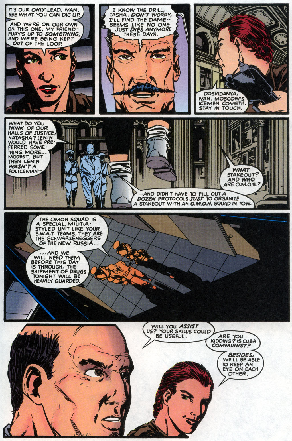 Read online Fury/Black Widow: Death Duty comic -  Issue # Full - 24