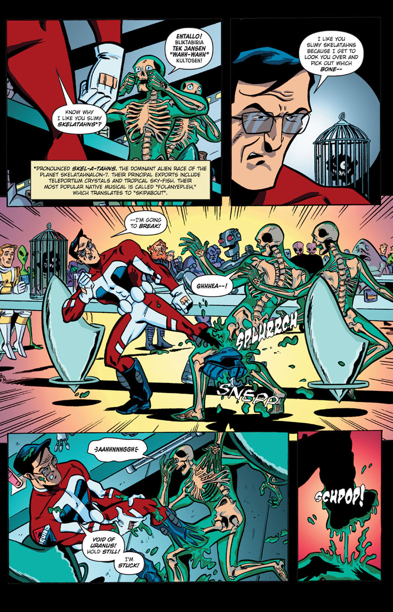 Read online Stephen Colbert's Tek Jansen comic -  Issue #1 - 15