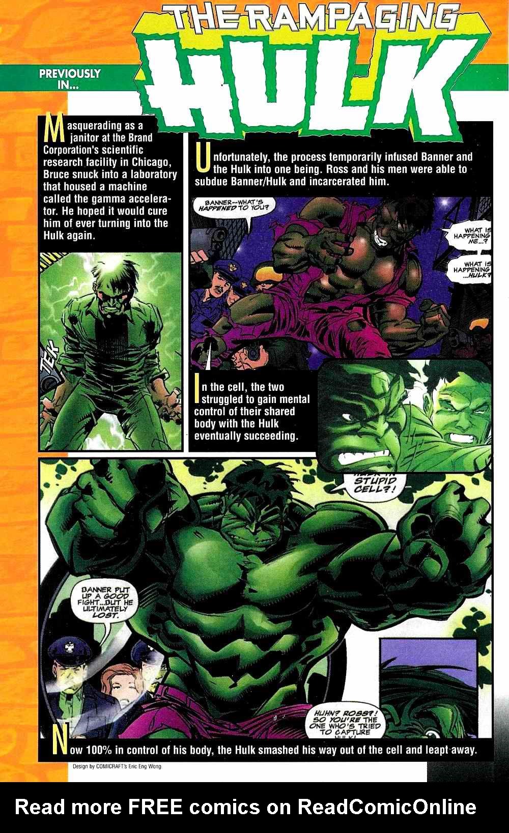 Read online The Rampaging Hulk (1998) comic -  Issue #2 - 3