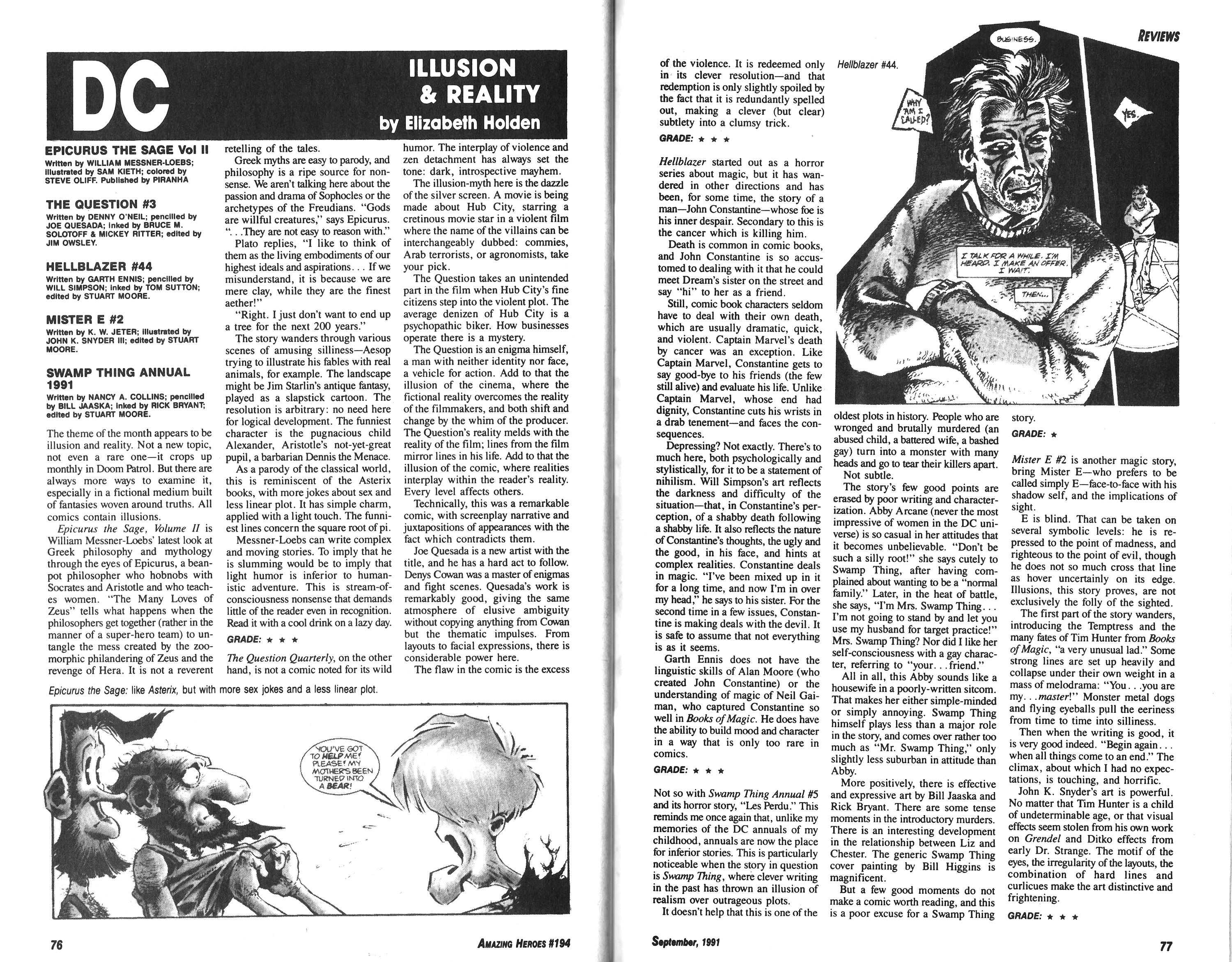 Read online Amazing Heroes comic -  Issue #194 - 39