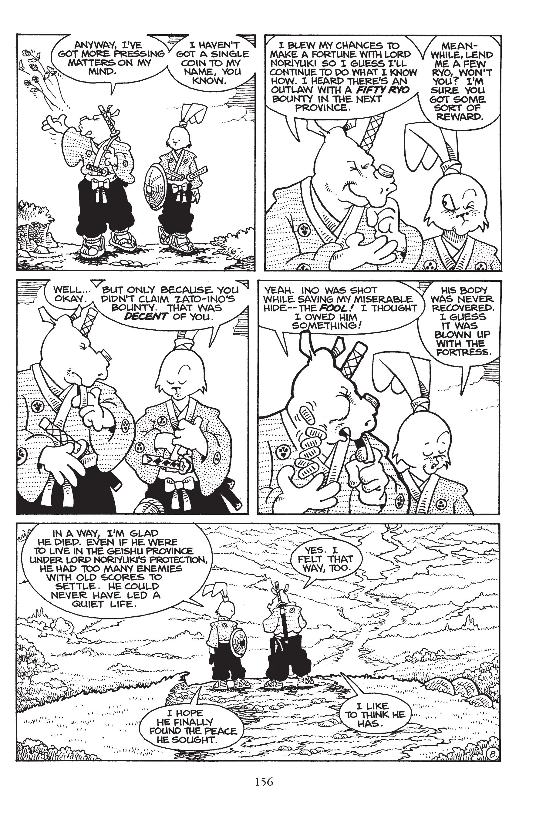 Read online Usagi Yojimbo (1987) comic -  Issue # _TPB 4 - 153