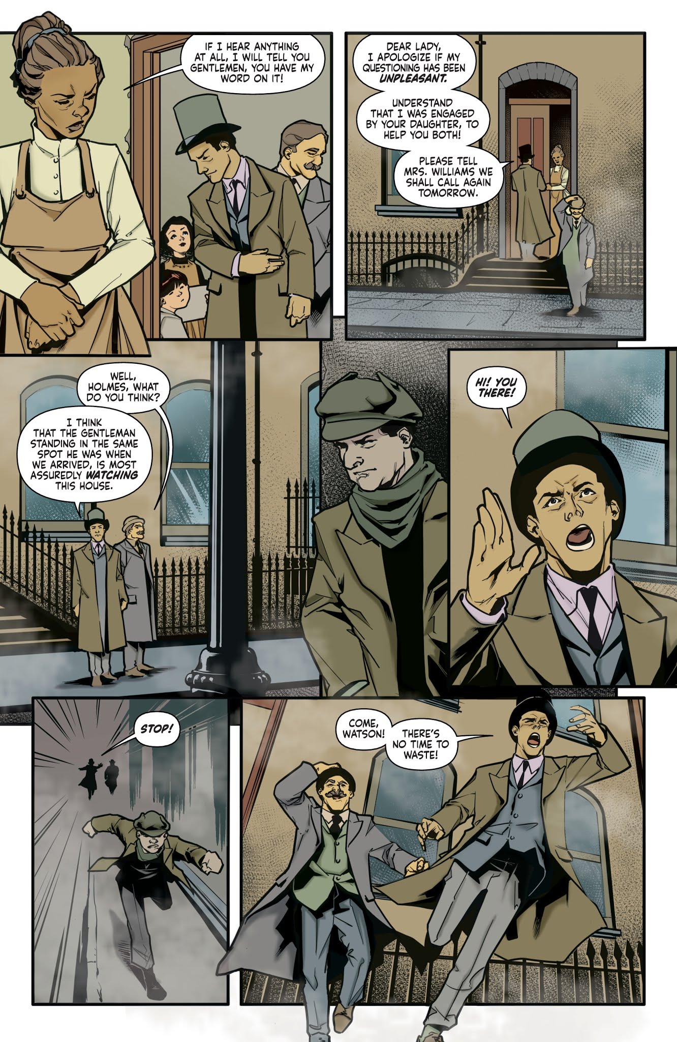 Read online Sherlock Holmes: The Vanishing Man comic -  Issue #2 - 13