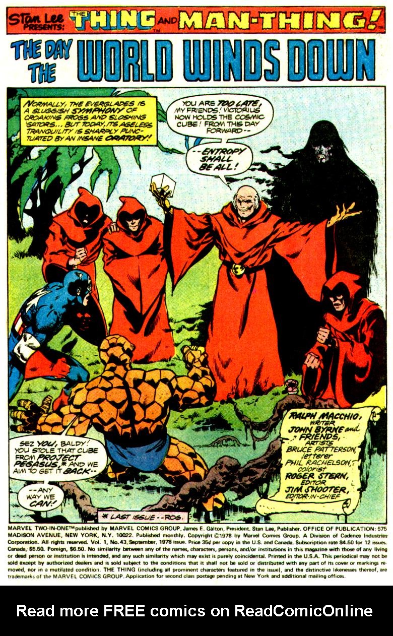 Marvel Two-In-One (1974) issue 43 - Page 2