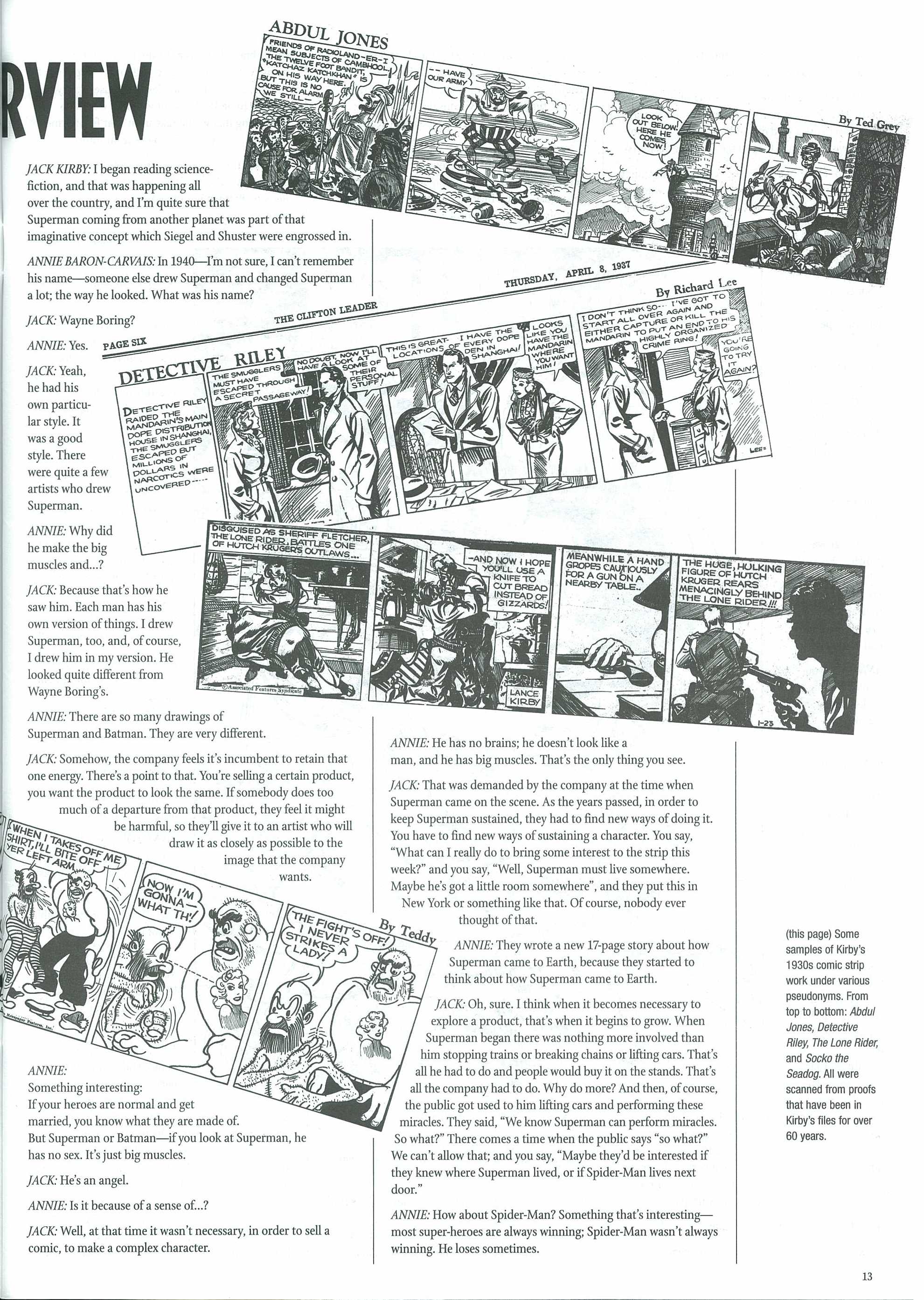 Read online The Jack Kirby Collector comic -  Issue #32 - 15