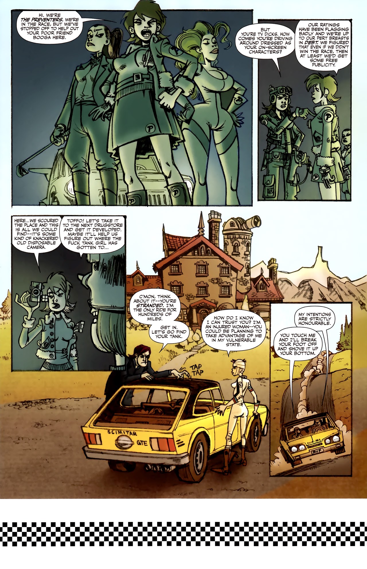 Read online Tank Girl: Skidmarks comic -  Issue #2 - 7