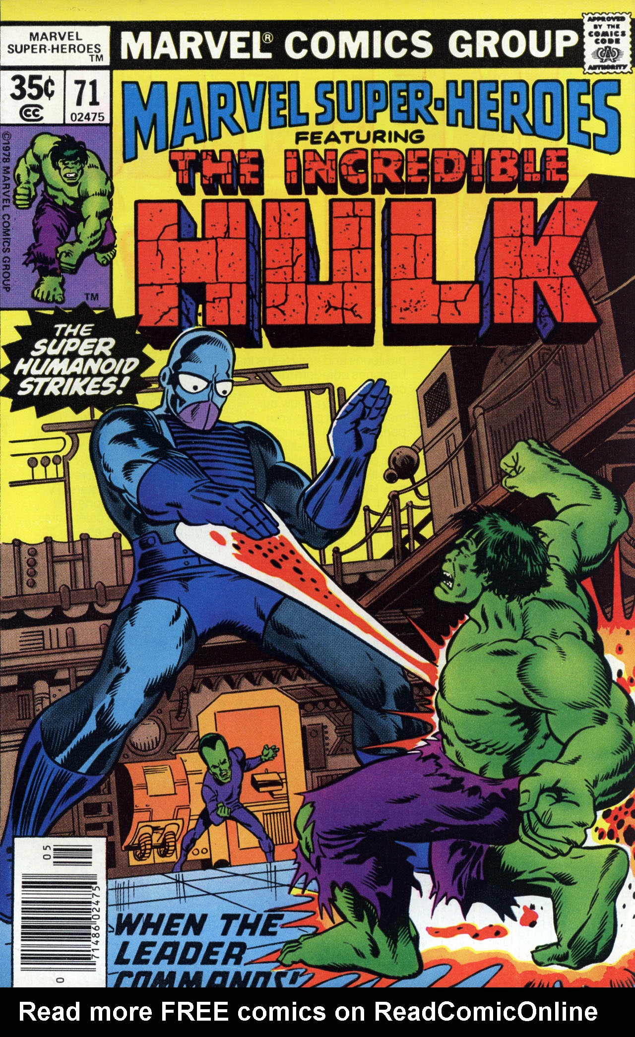 Read online Marvel Super-Heroes comic -  Issue #71 - 1