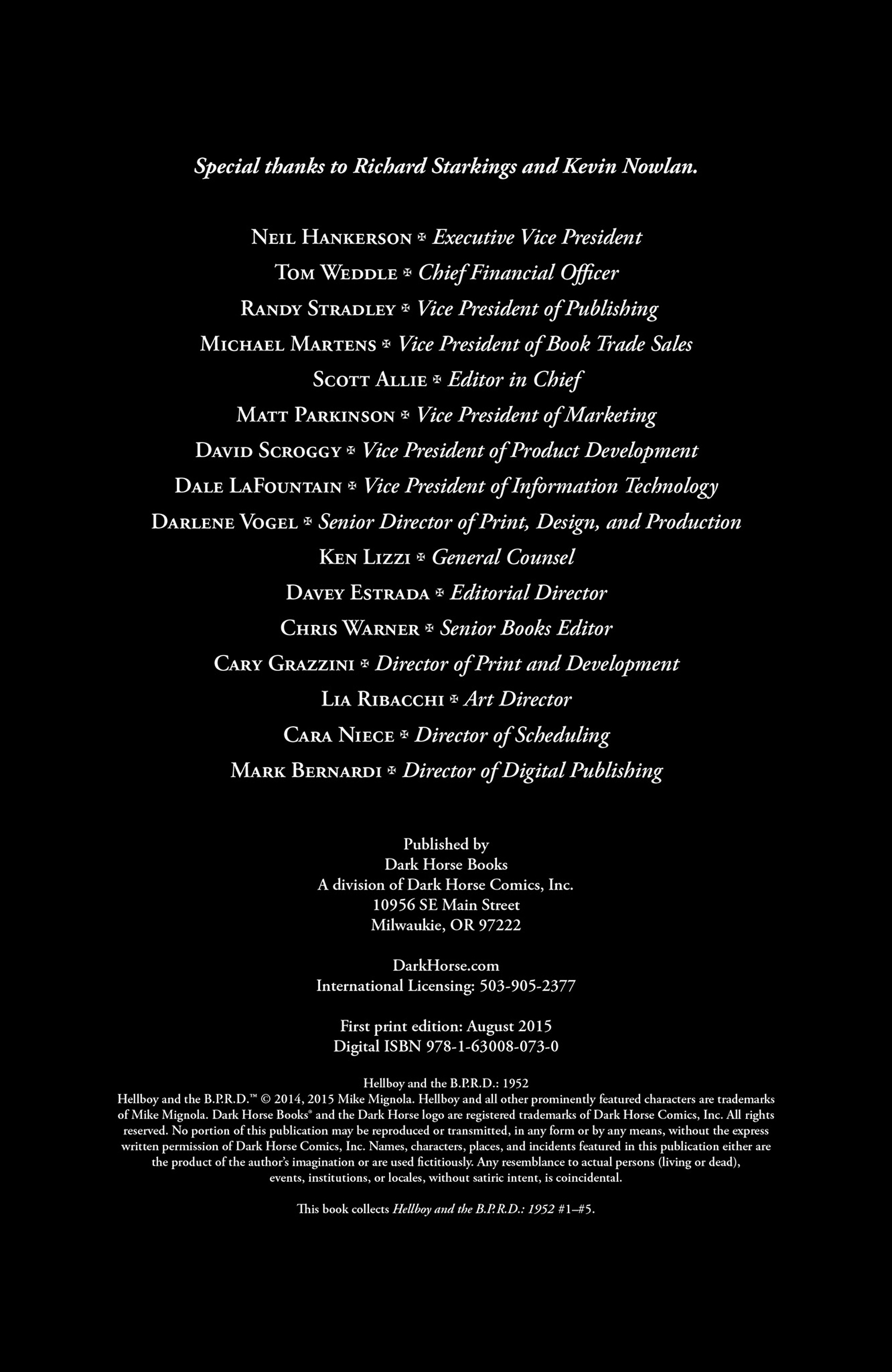 Read online Hellboy and the B.P.R.D. comic -  Issue # _TPB - 5