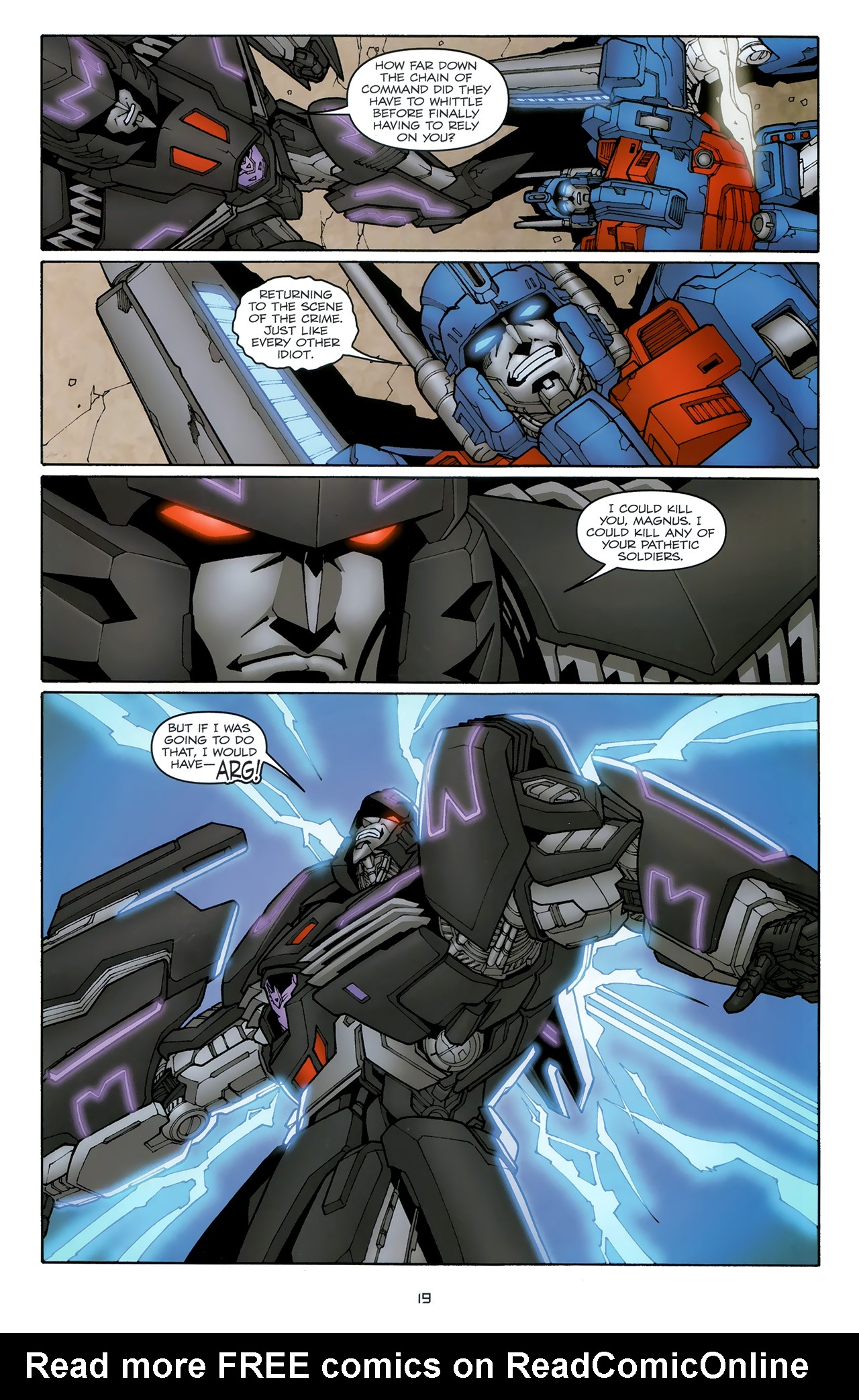Read online The Transformers (2009) comic -  Issue #16 - 22