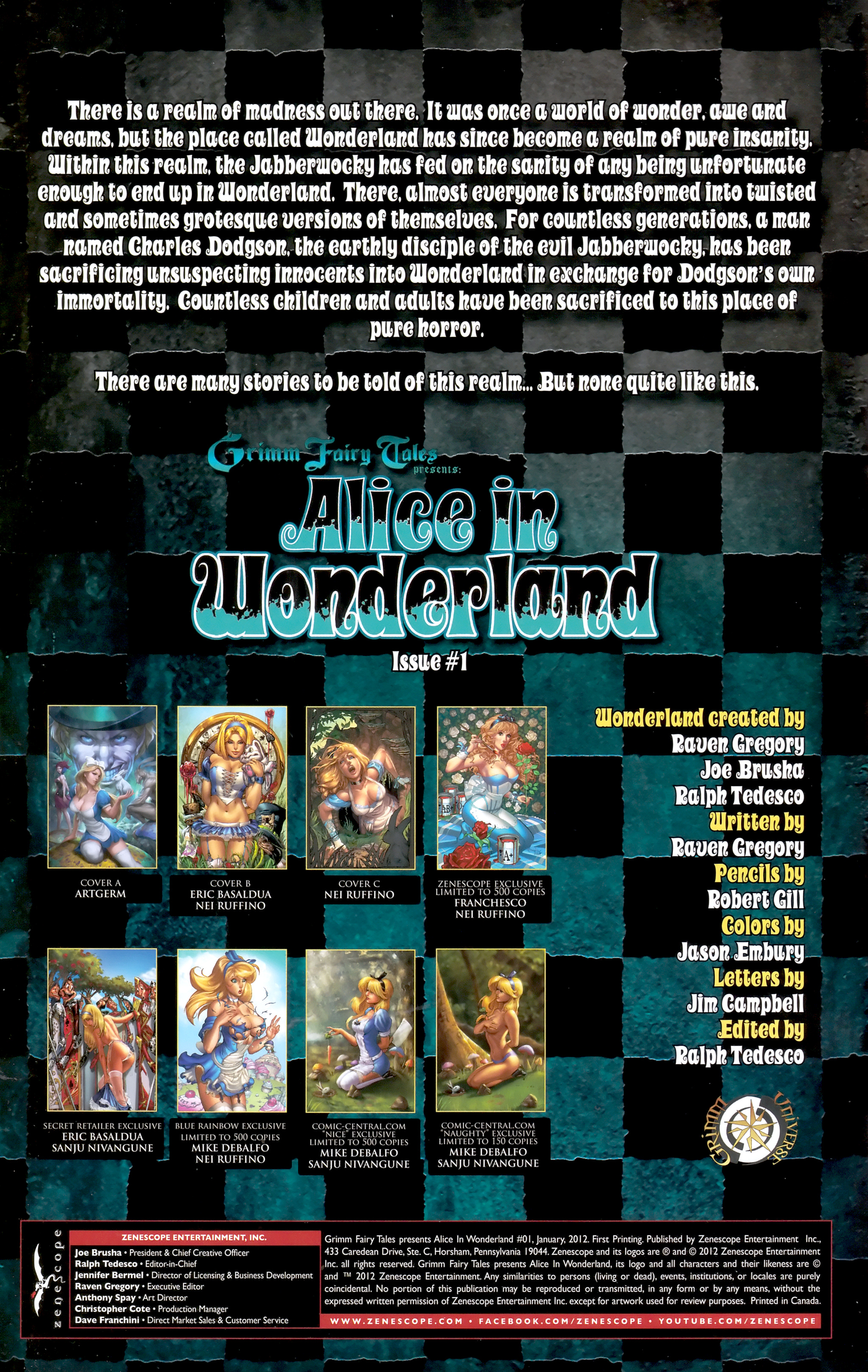 Read online Grimm Fairy Tales presents Alice in Wonderland comic -  Issue #1 - 2