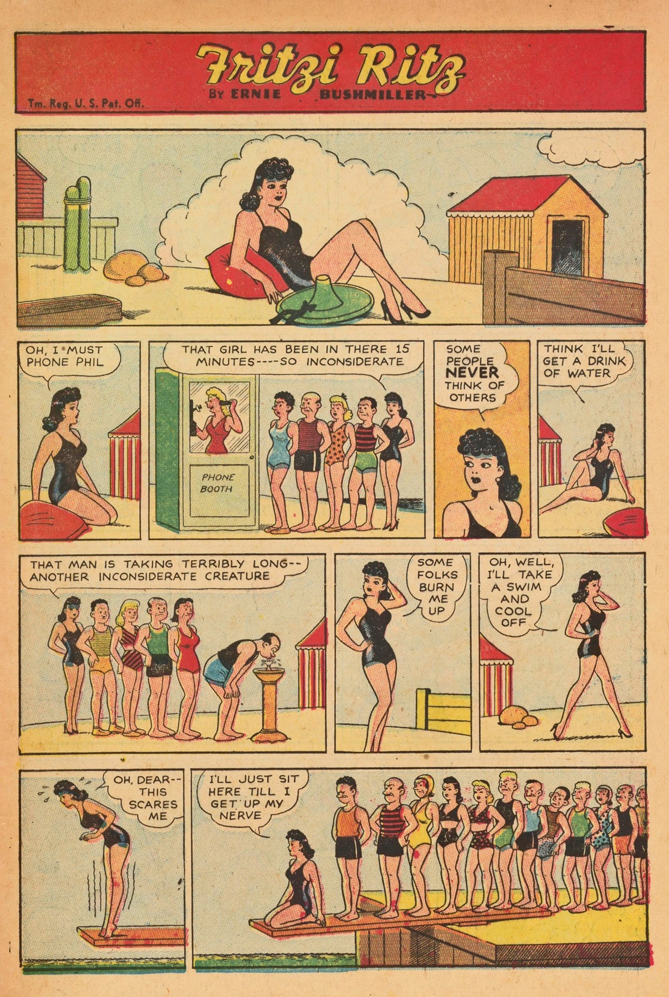 Read online Fritzi Ritz (1953) comic -  Issue #39 - 3