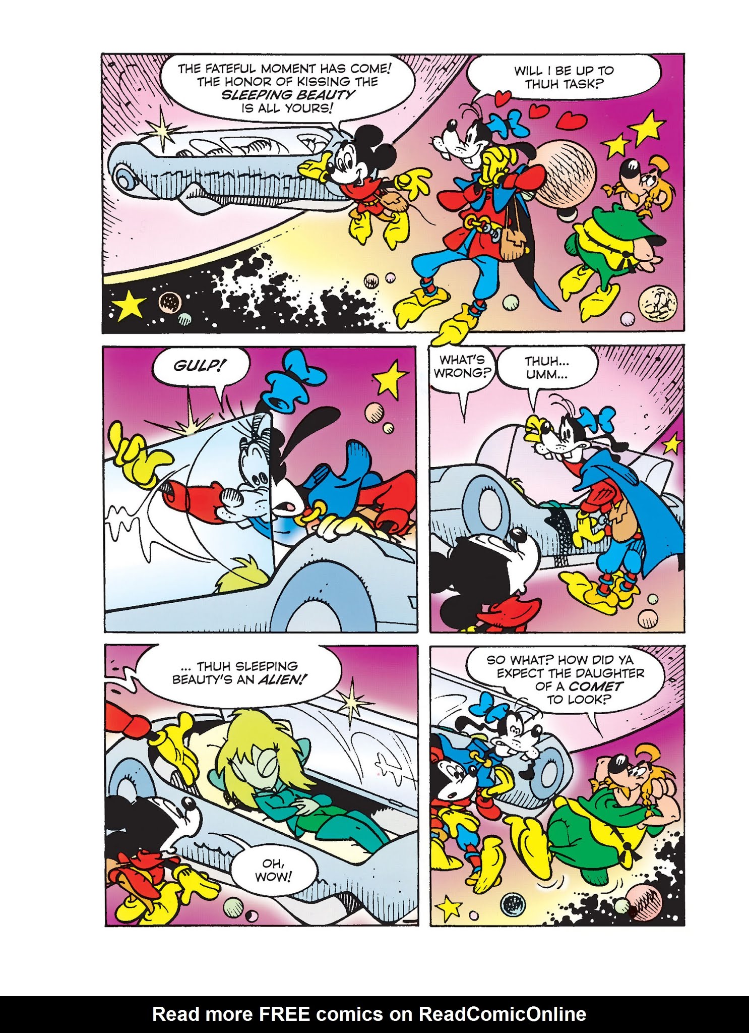 Read online Mickey Mouse and the Sleeping Beauty in the Stars comic -  Issue #2 - 16