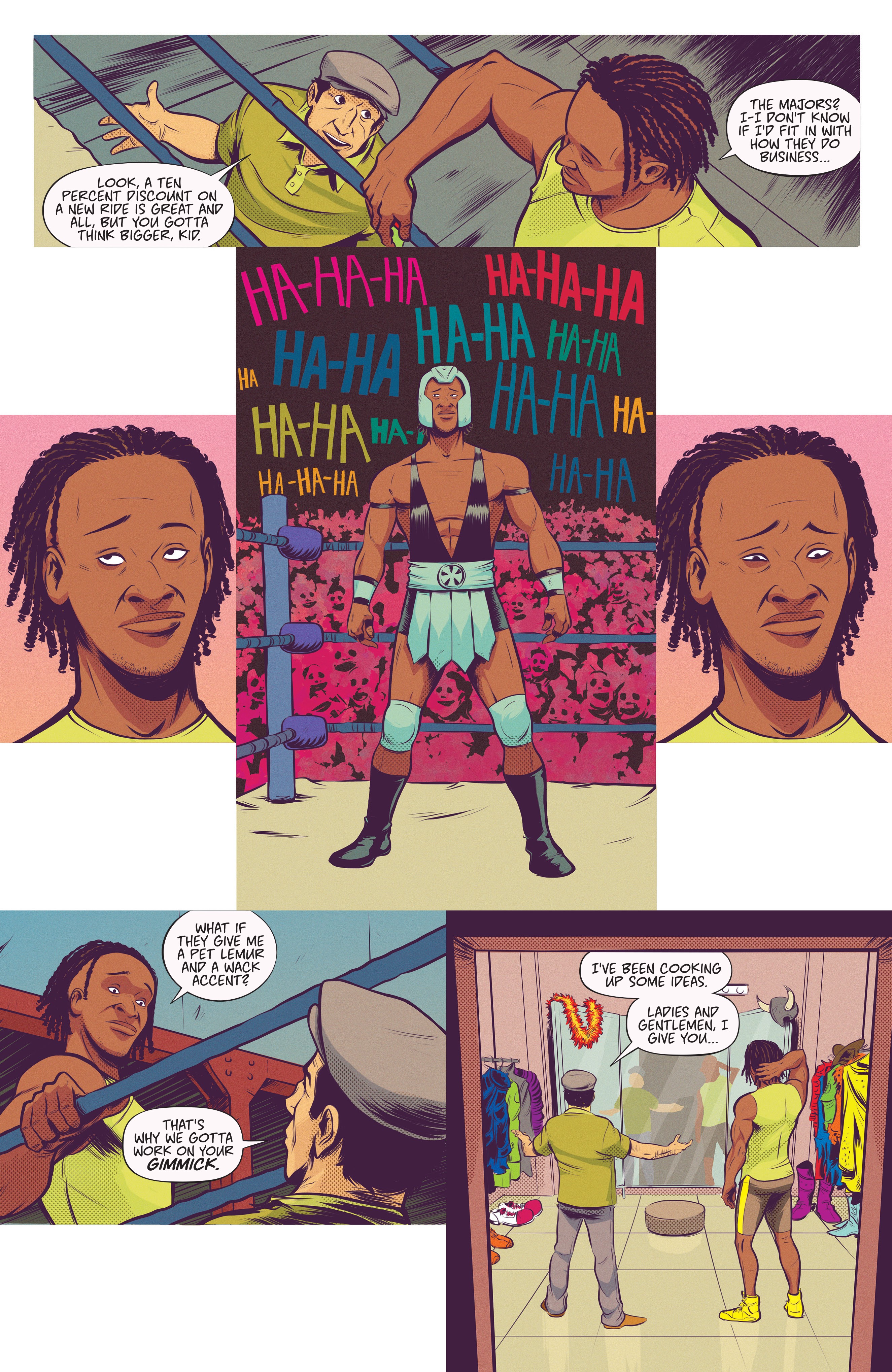 Read online WWE The New Day: Power of Positivity comic -  Issue #1 - 21