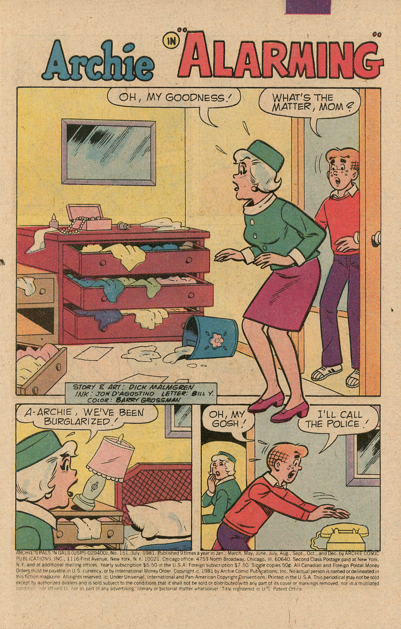 Read online Archie's Pals 'N' Gals (1952) comic -  Issue #151 - 3