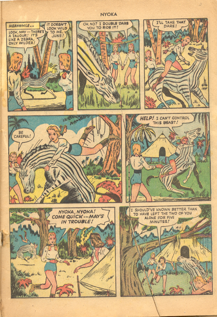 Read online Nyoka the Jungle Girl (1945) comic -  Issue #28 - 5