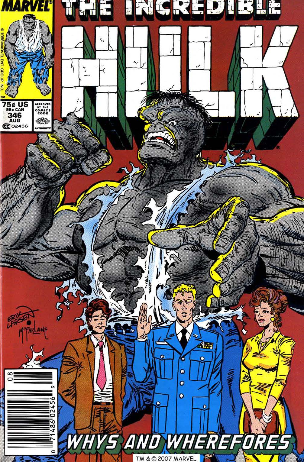 Read online The Incredible Hulk (1968) comic -  Issue #346 - 1