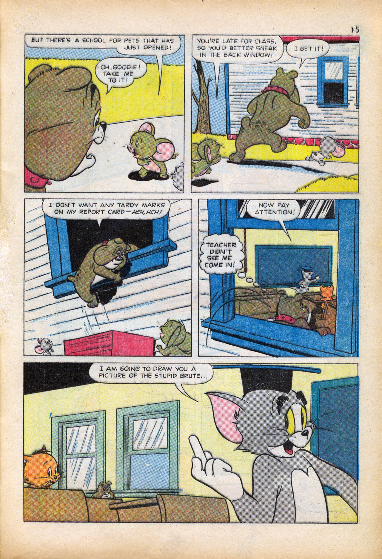 Read online Tom & Jerry's Back to School comic -  Issue # TPB - 17